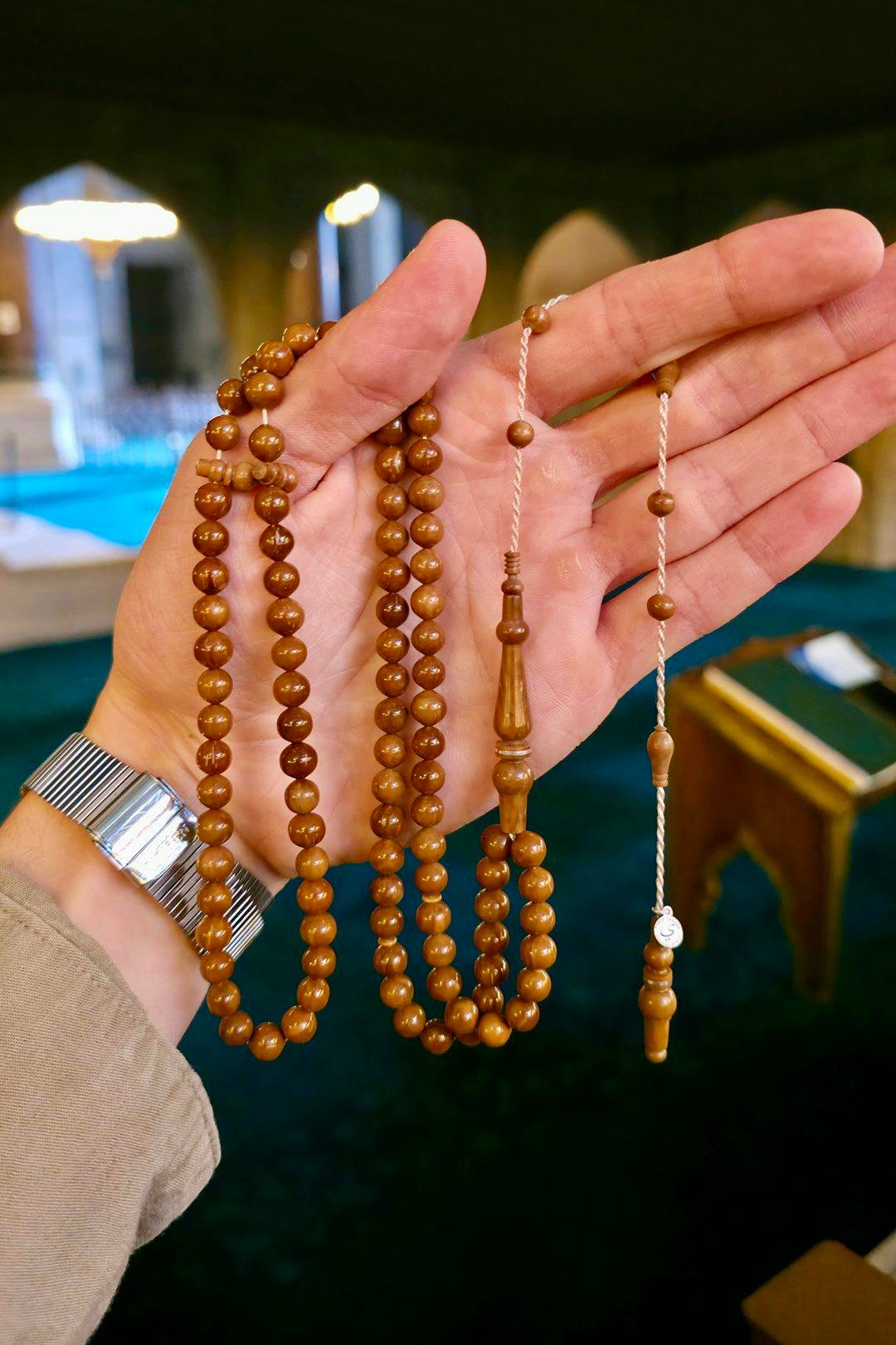 Yusuf Cevher Usta El işçiliği Koleksiyonluk  99'luk  Kuka Namaz Zikir Tesbihi