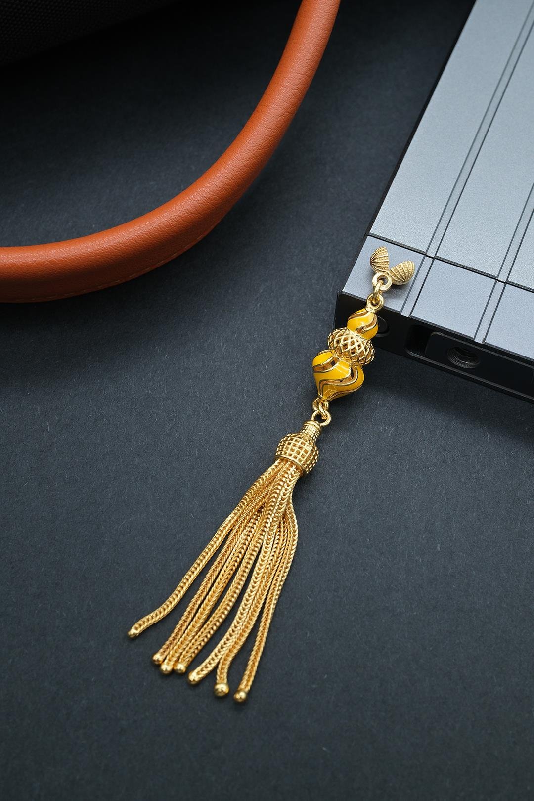 Gold Renk Gümüş Püskül Özel osmanlı Tasarım