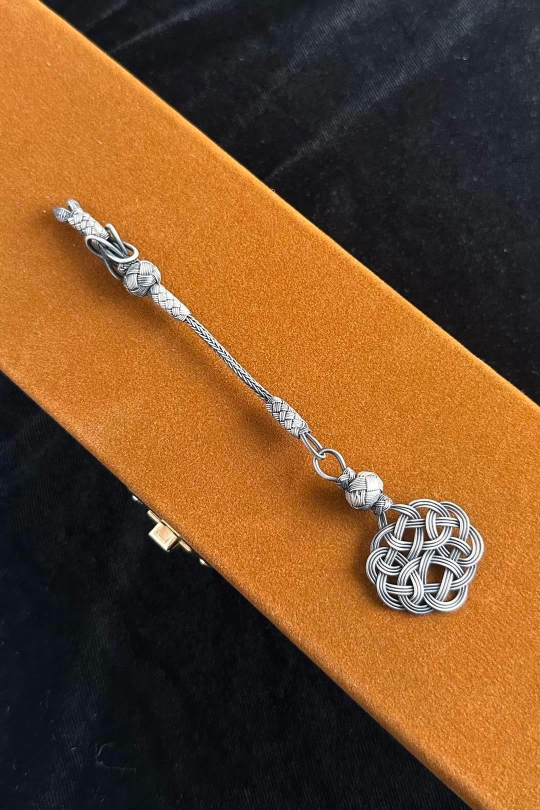 Şems Gümüş Kazaziye Örmesi Kamçı