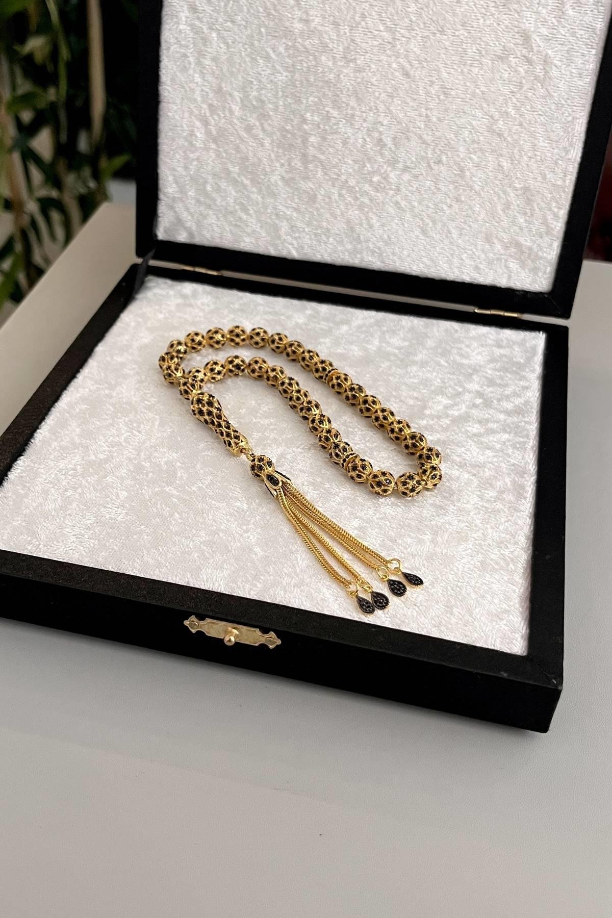 Swarovski Tasarım Koleysiyonluk Tesbih Gümüş