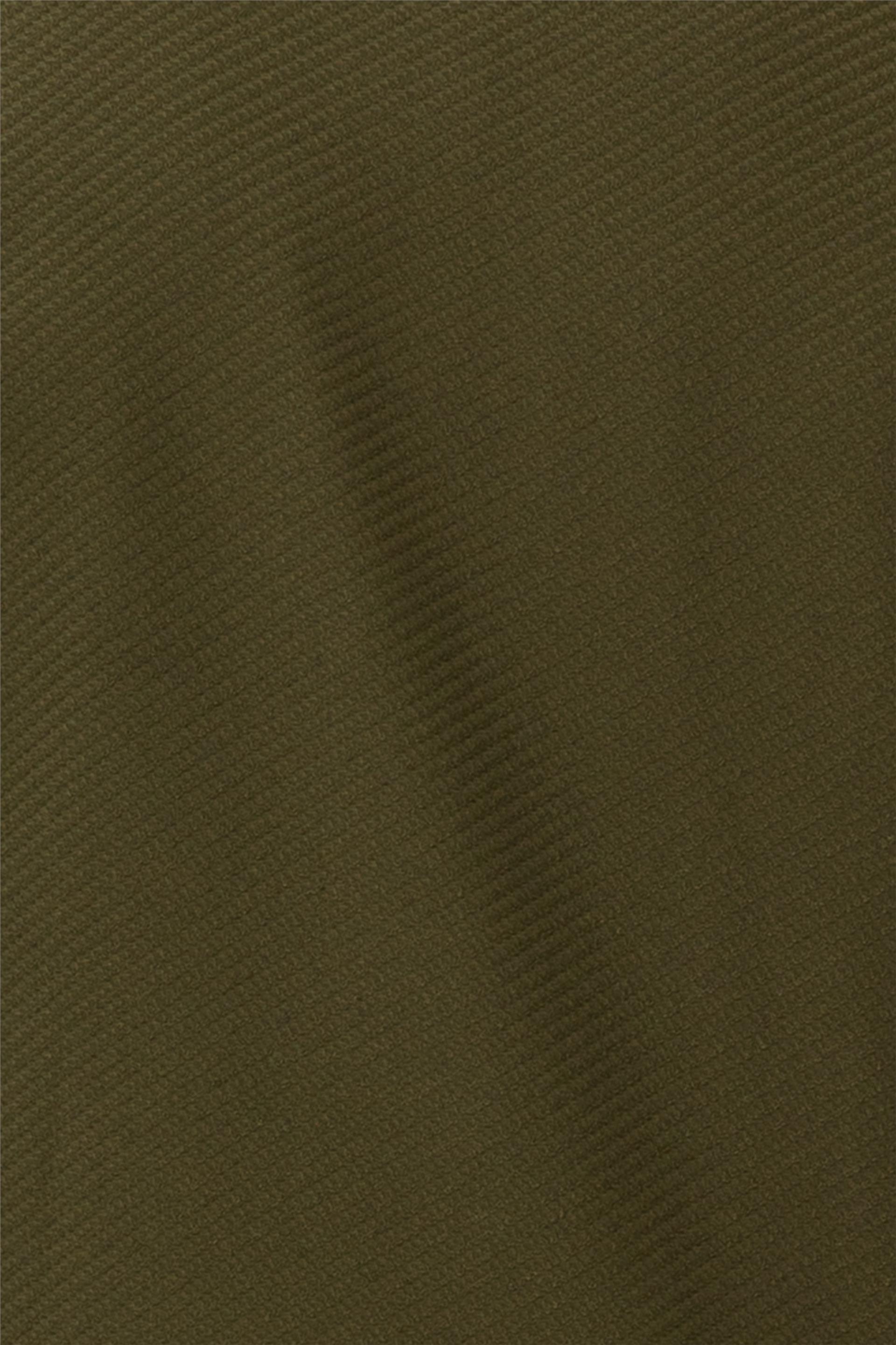 Haki Slim Süet   Mont