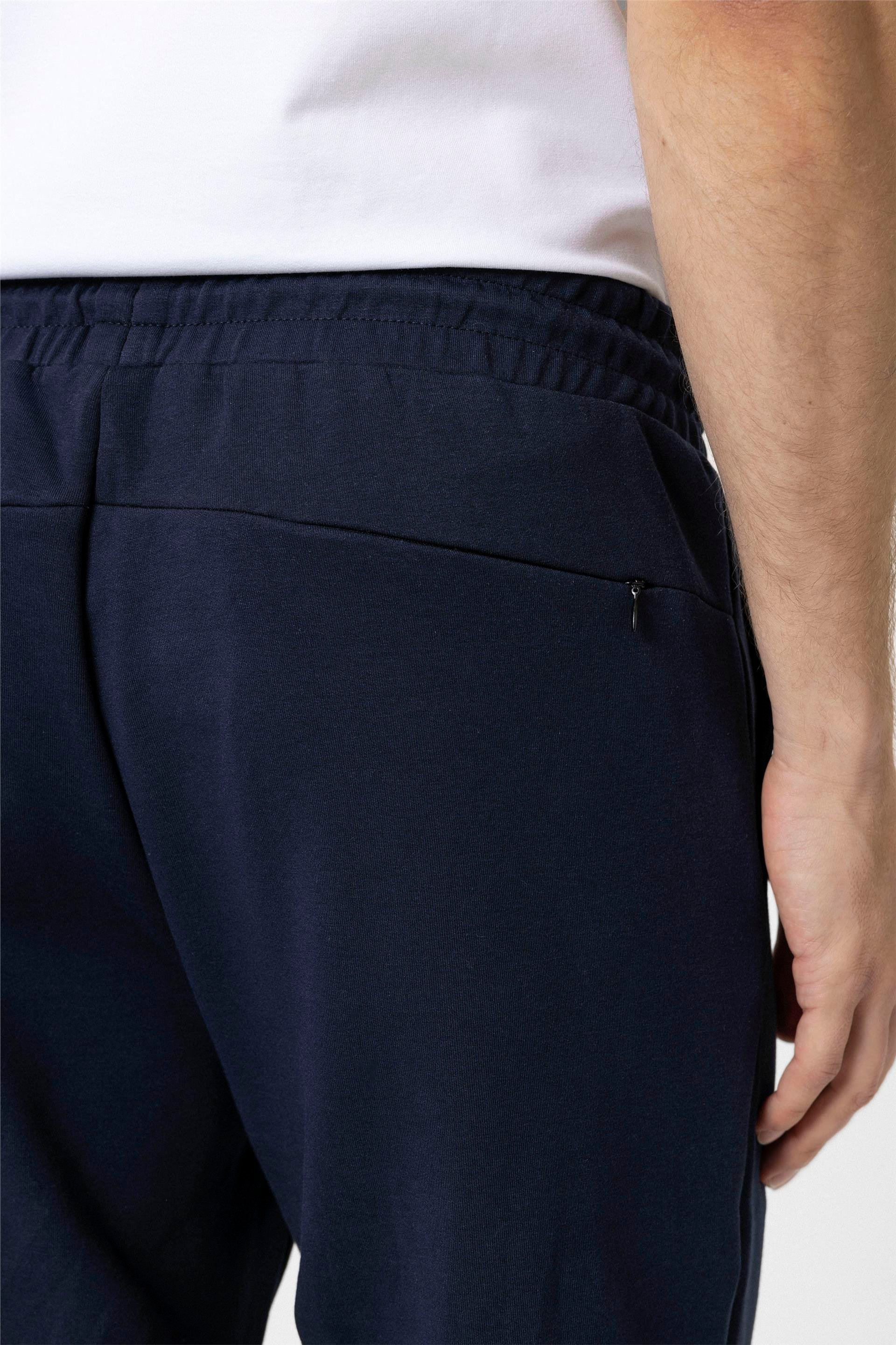 Lacivert Regular Düz Jogger Pantolon