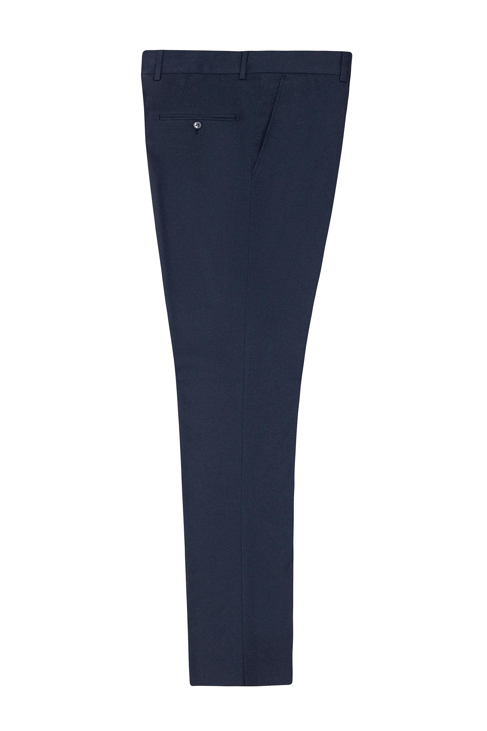 Lacivert Regular Düz   Pantolon