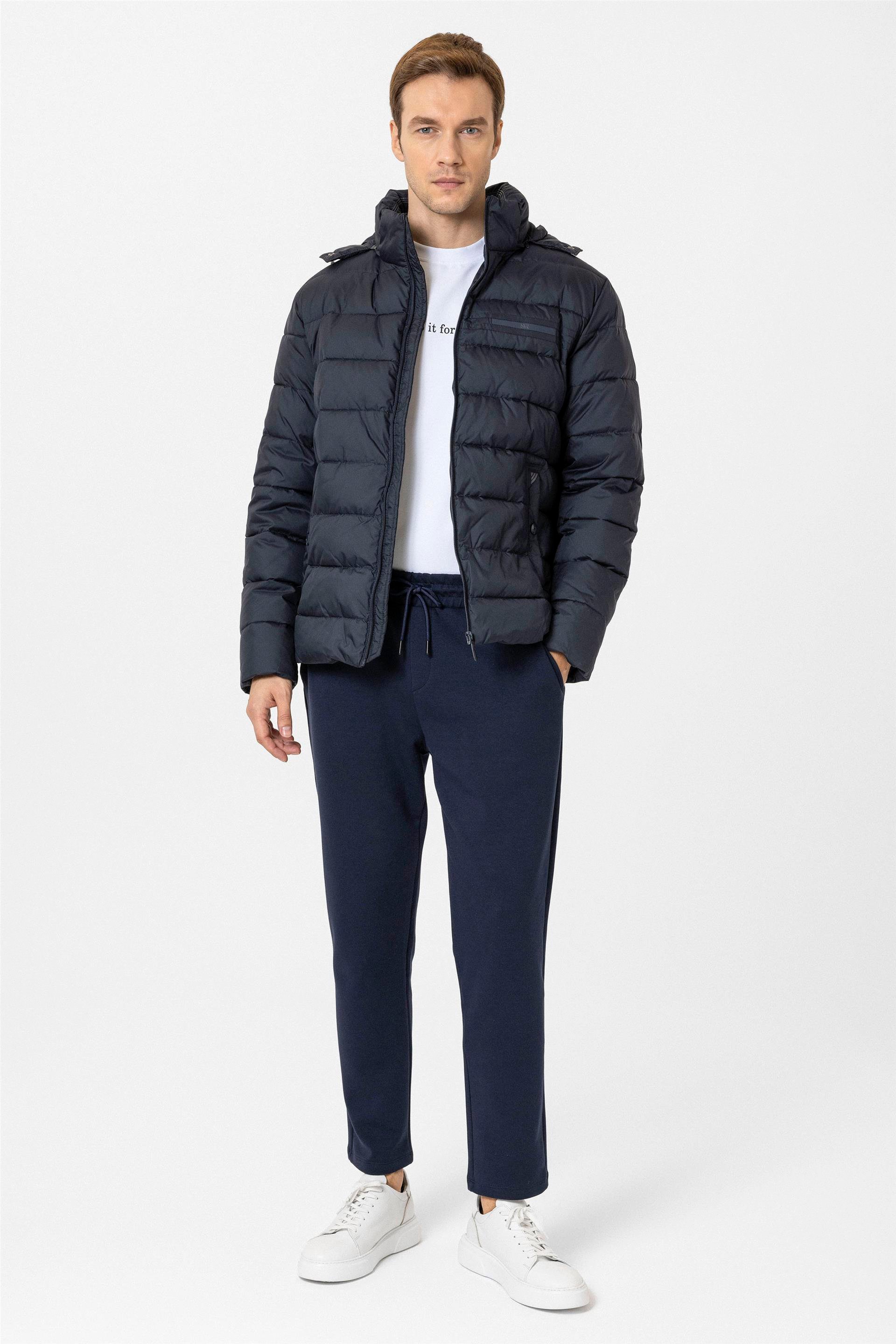 Lacivert Slim Dolum Mont
