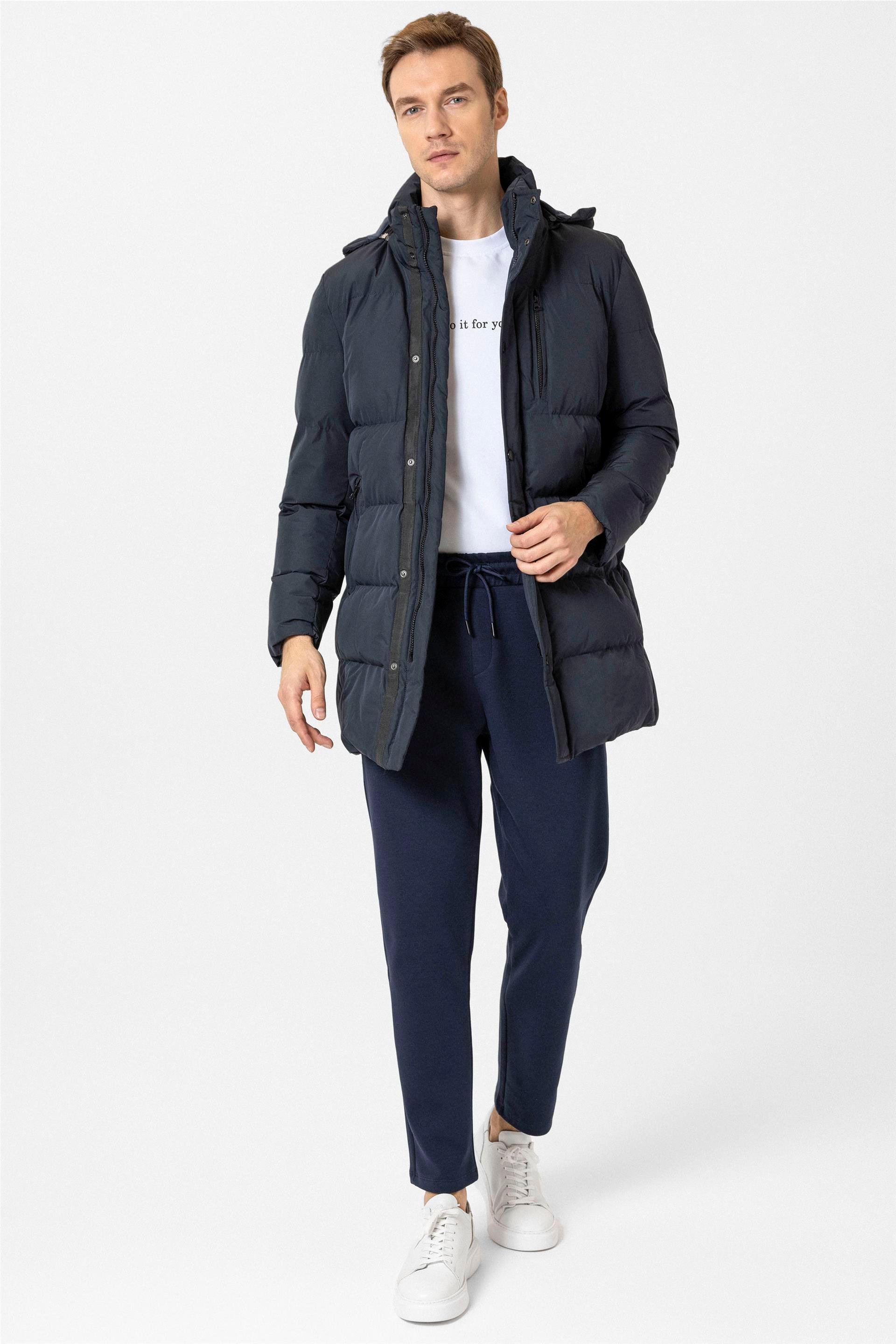 Lacivert Slim Dolum Mont