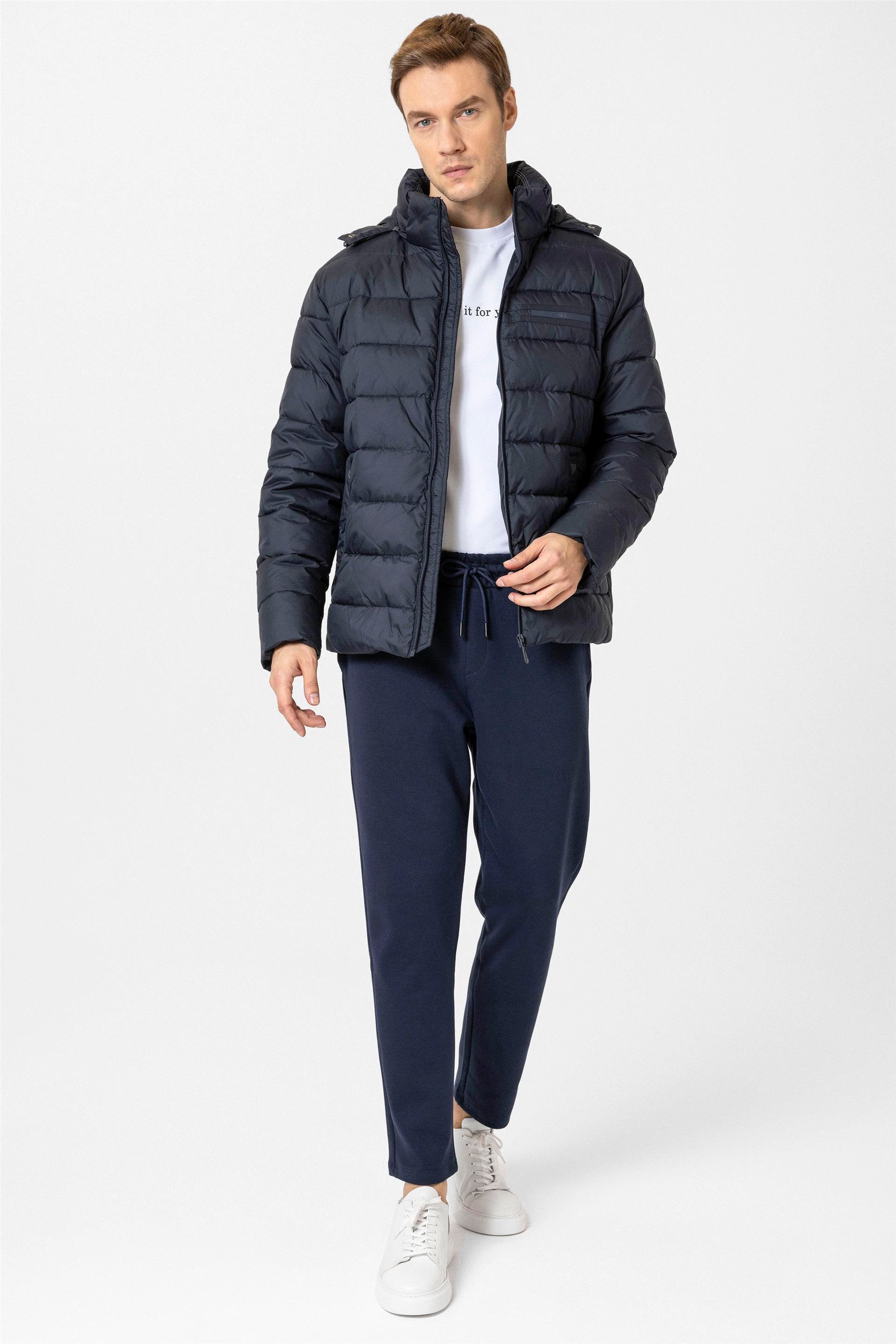 Lacivert Slim Dolum Mont