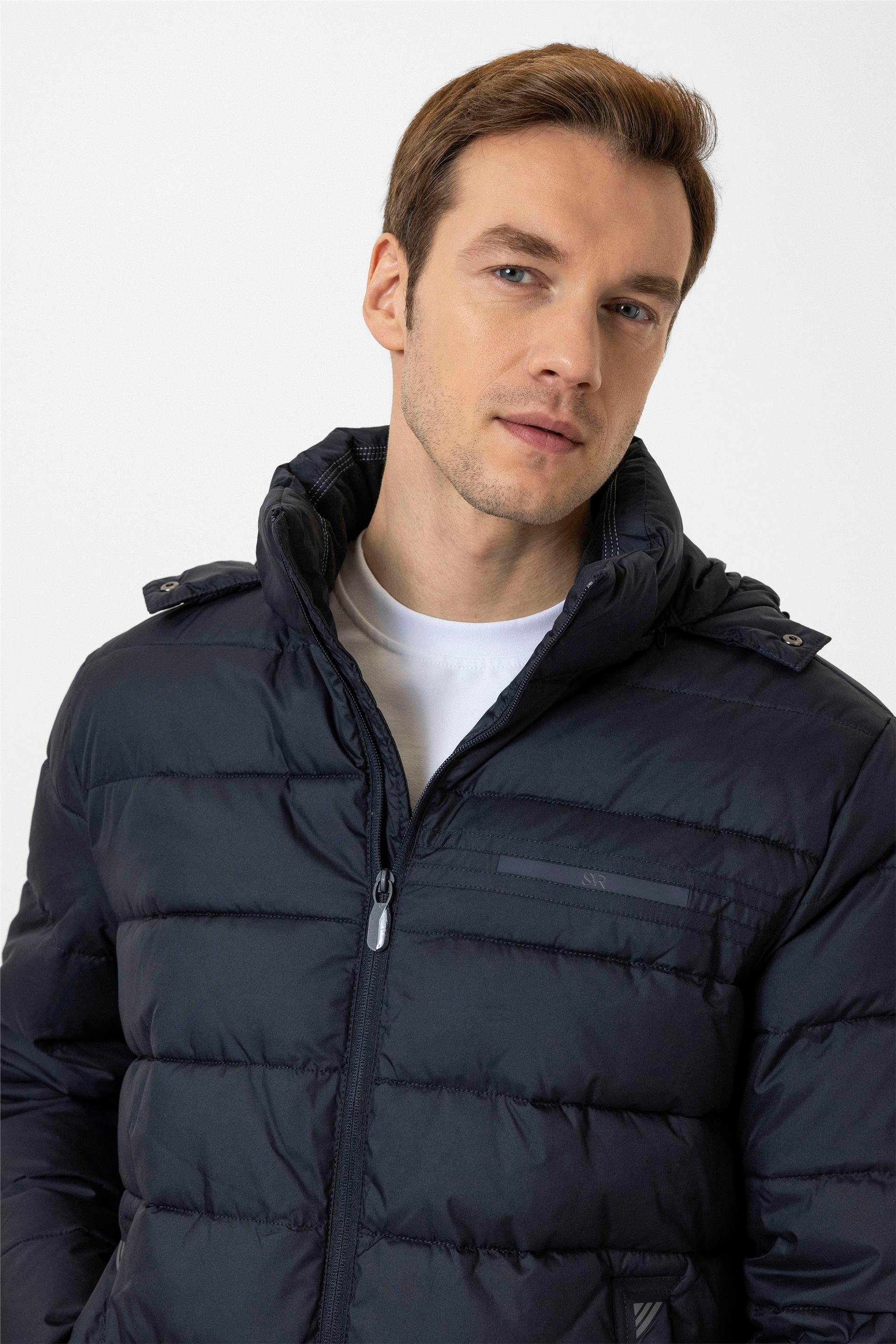 Lacivert Slim Dolum Mont