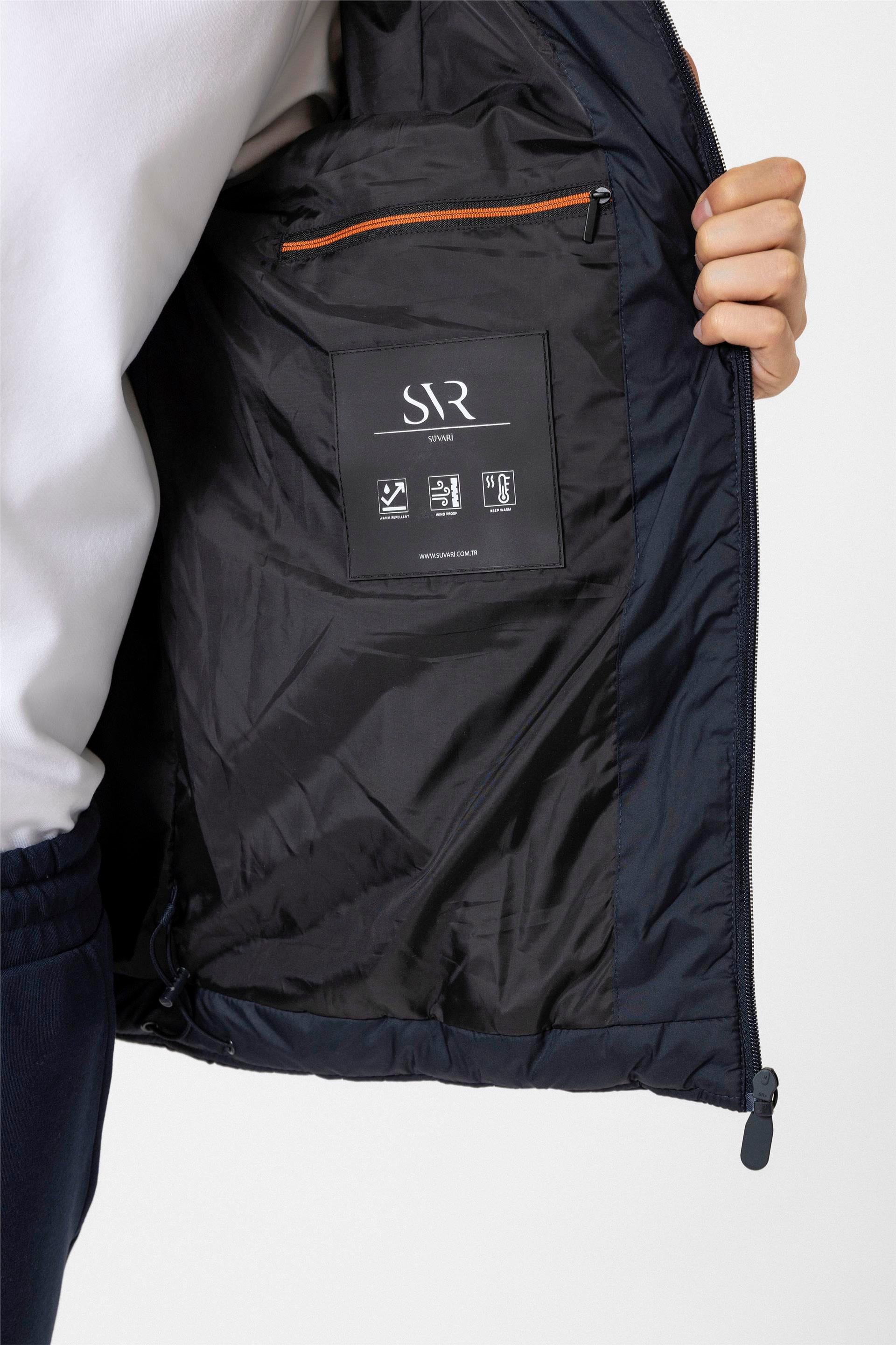 Lacivert Slim Dolum Mont