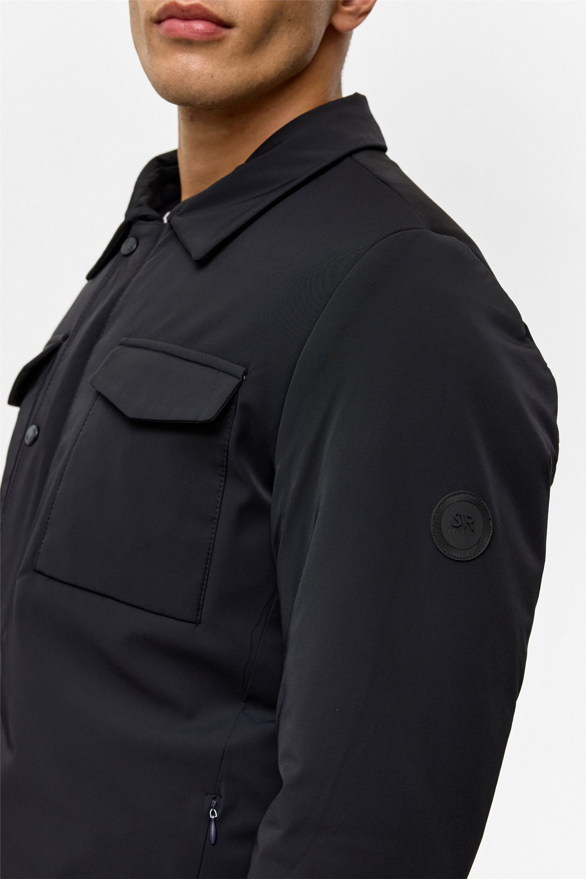 Lacivert Slim Düz Mont