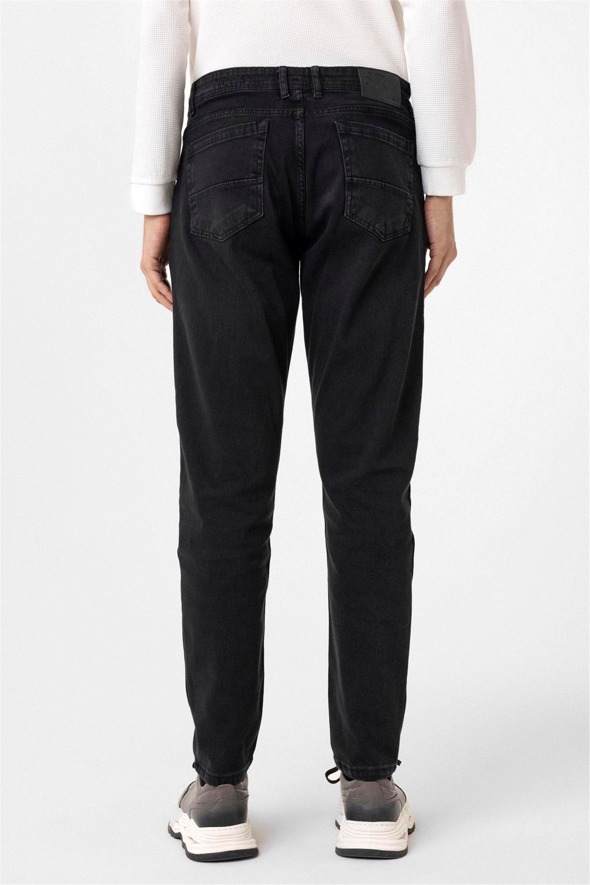Siyah Regular Denim Pantolon