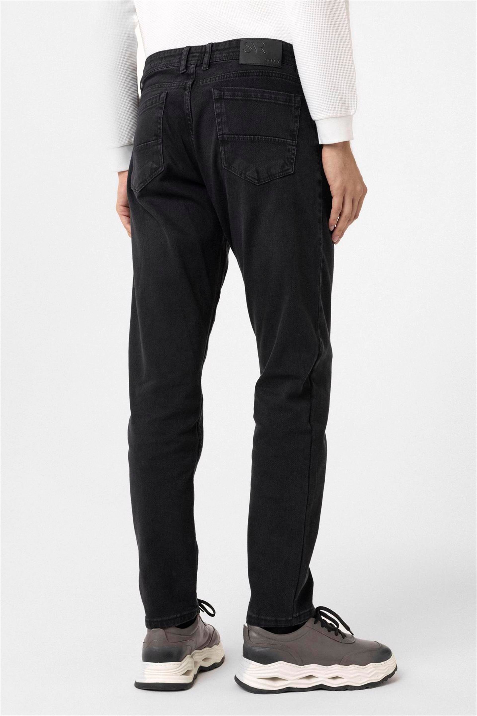Siyah Regular Denim Pantolon