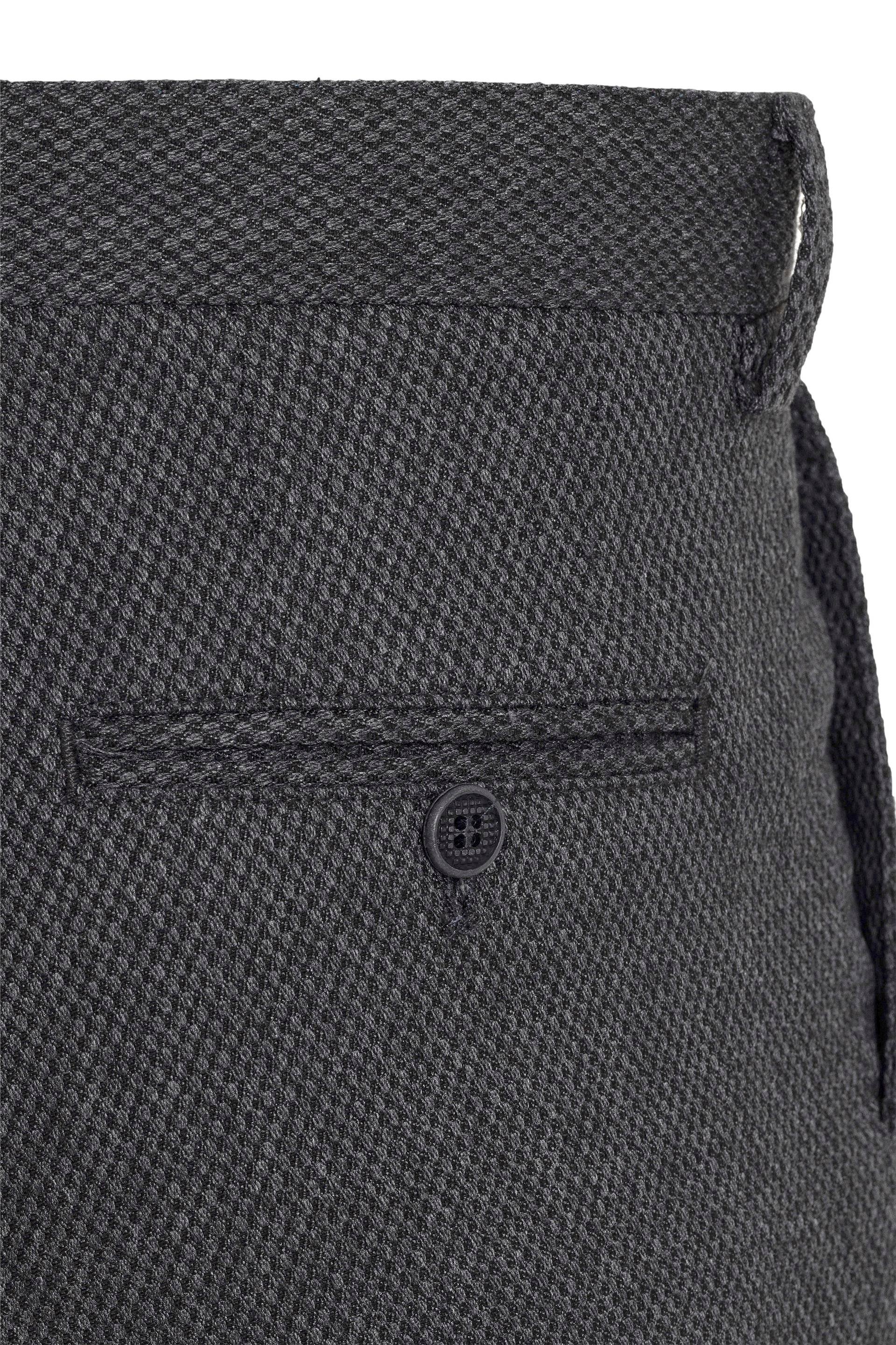 Siyah Slim Armürlü   Pantolon
