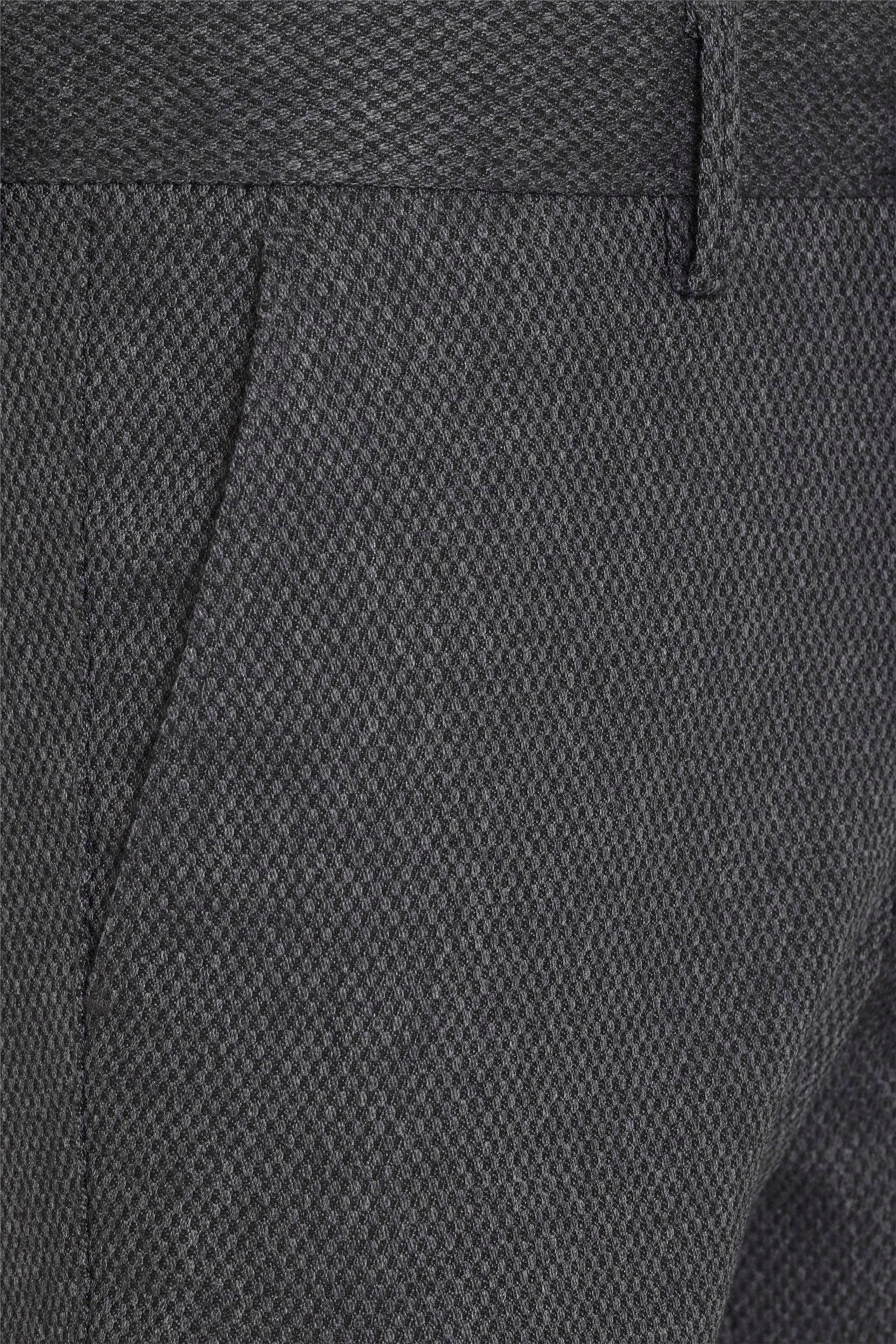 Siyah Slim Armürlü   Pantolon