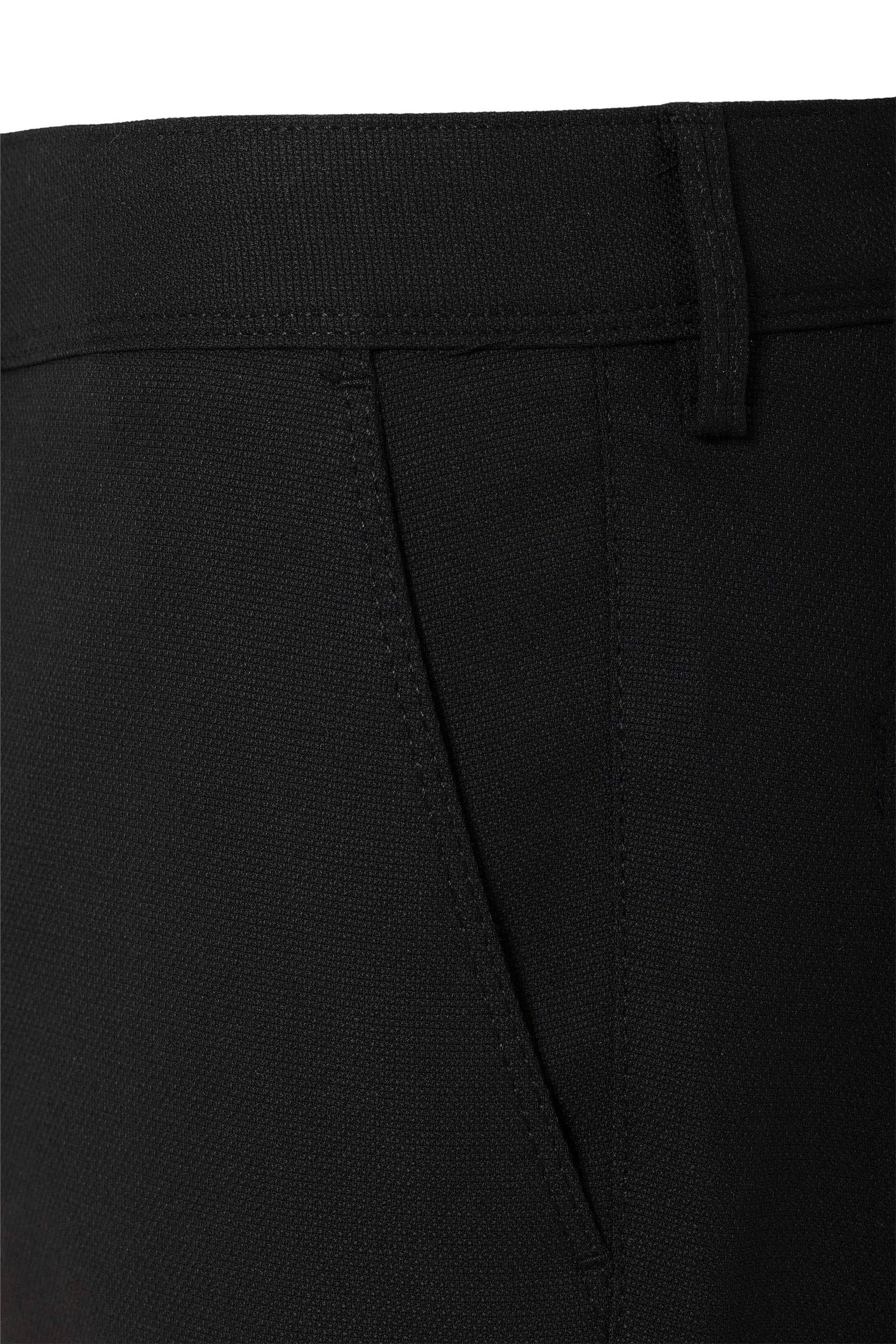 Siyah Slim Desenli Pantolon