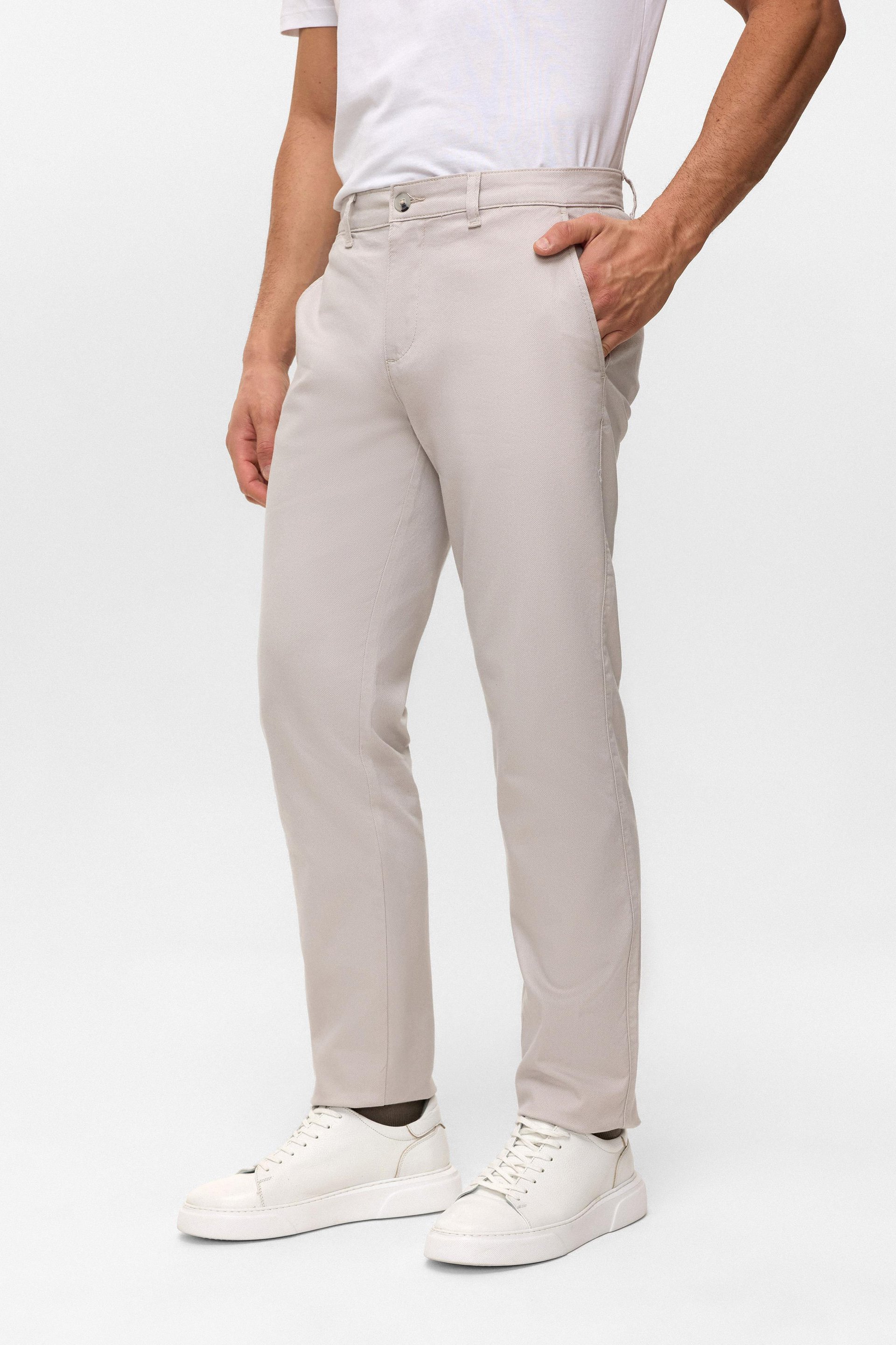 Taş Regular Armürlü Pantolon