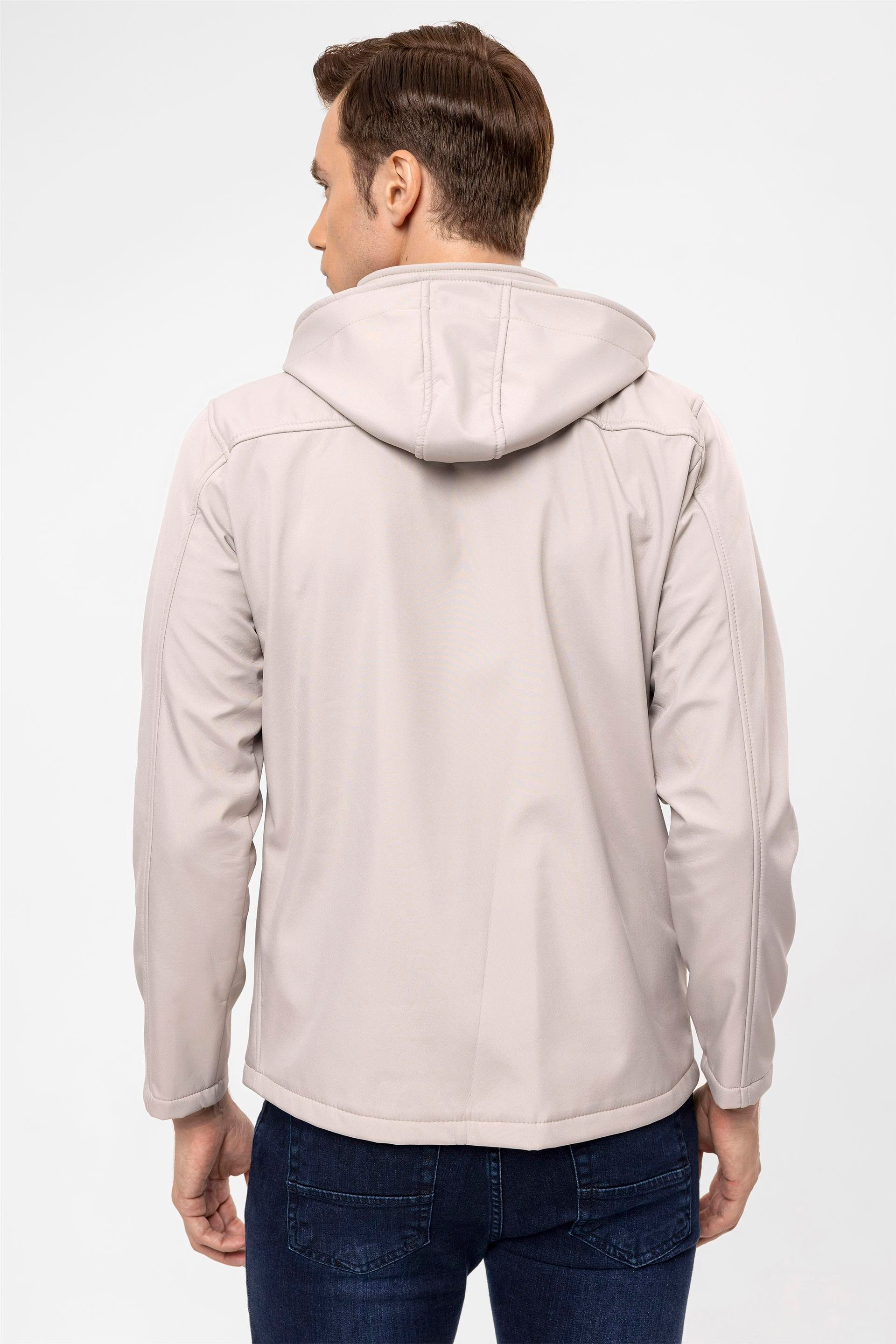 Taş  Slim Düz   Mont