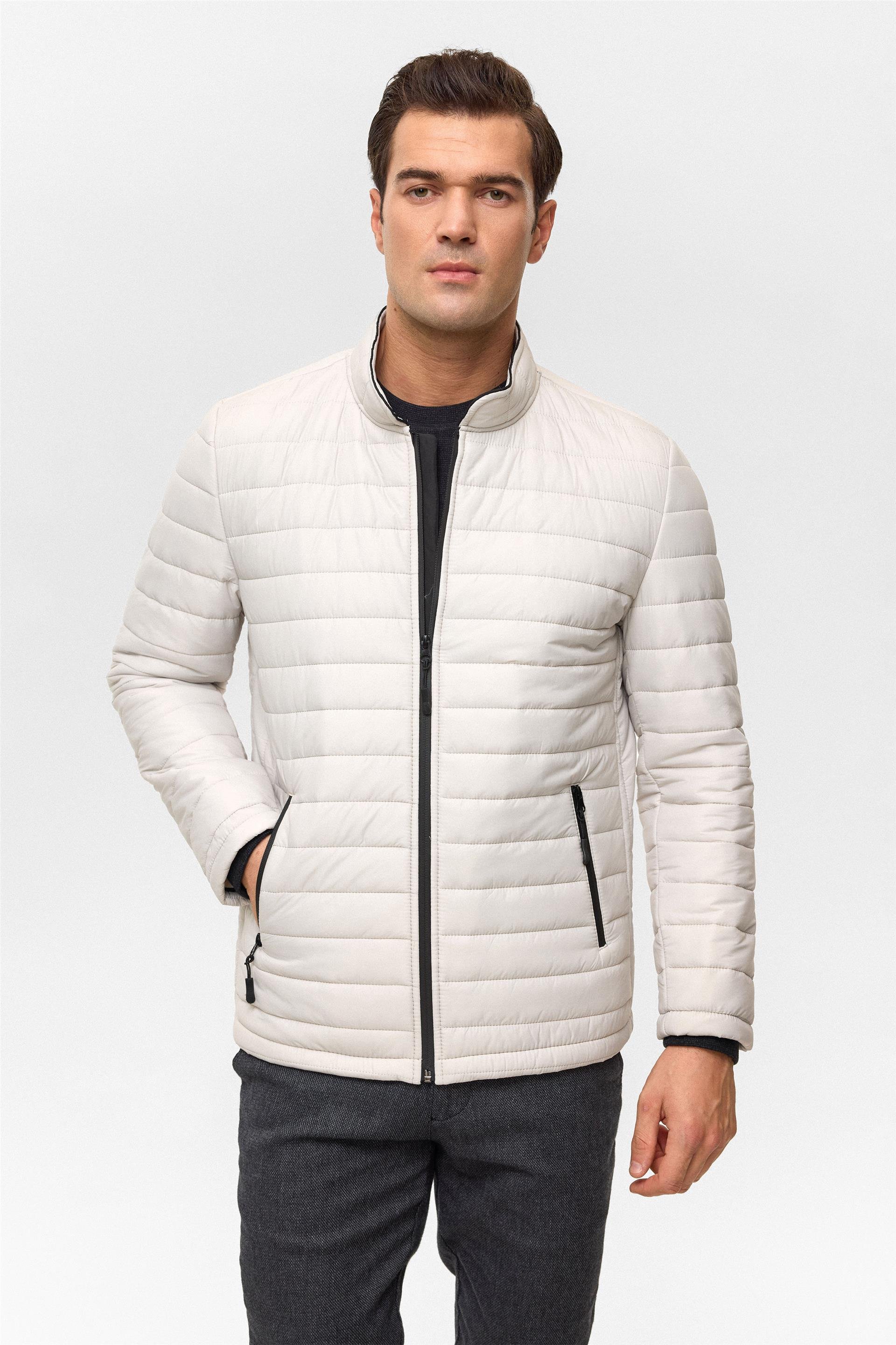 Taş Slim Kapitone Mont