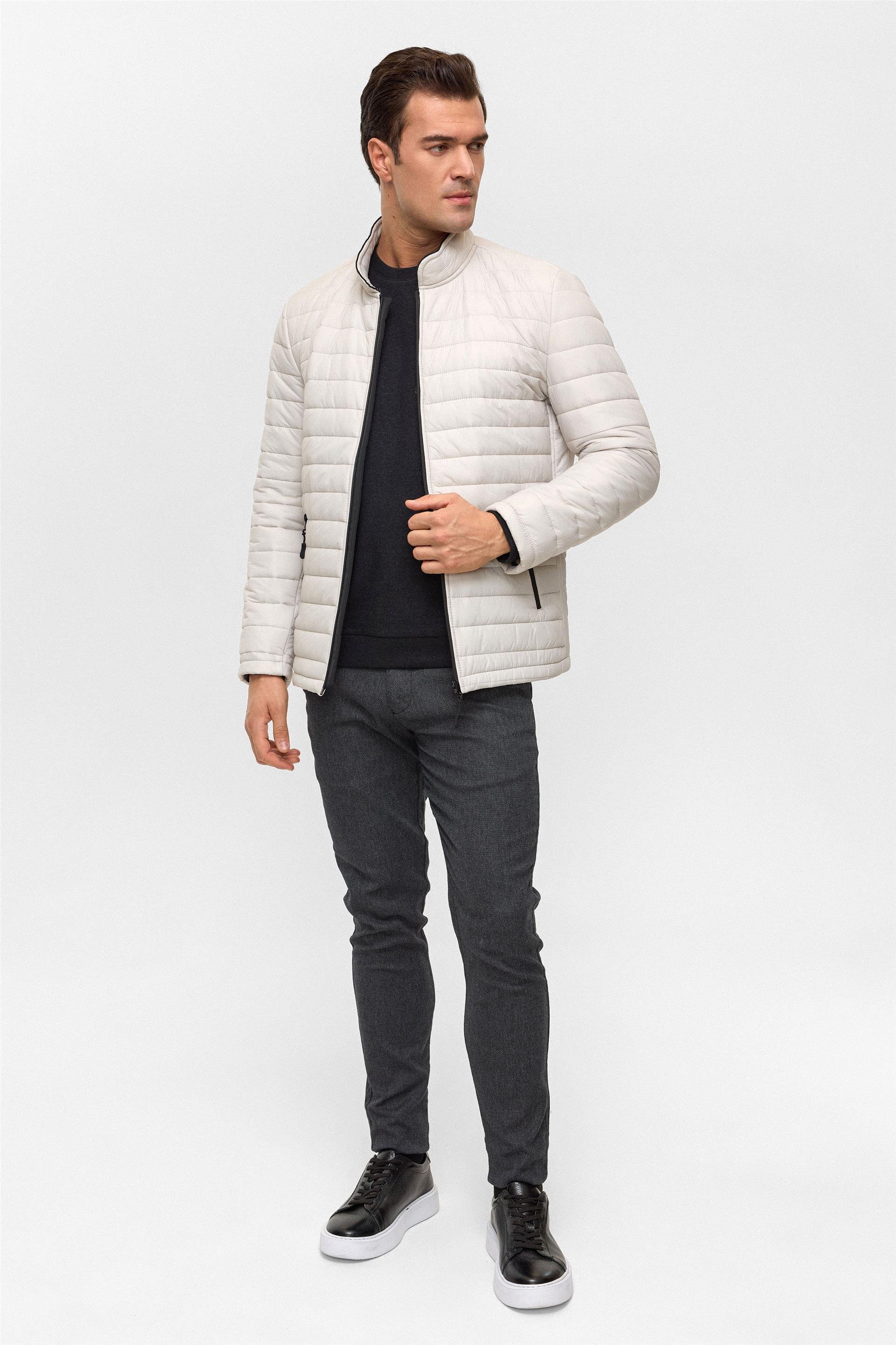 Taş Slim Kapitone Mont