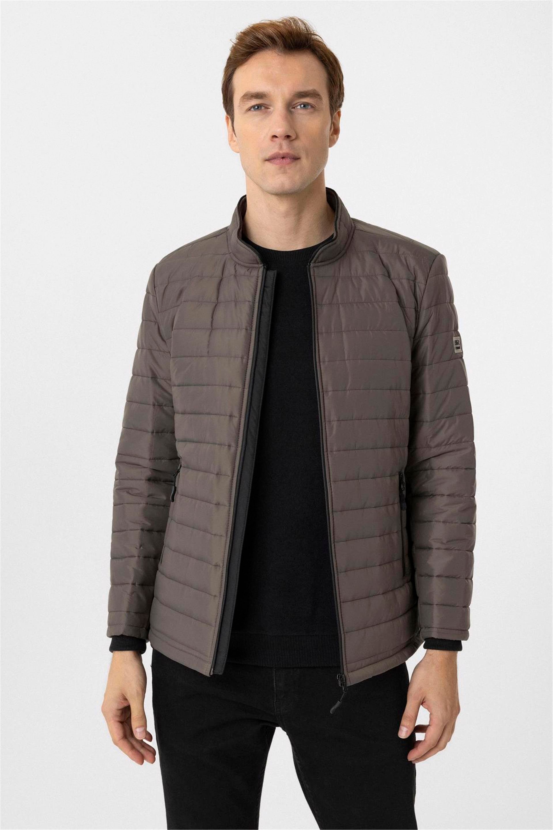 YEŞİL HAKİ 4 Slim Kapitone Mont