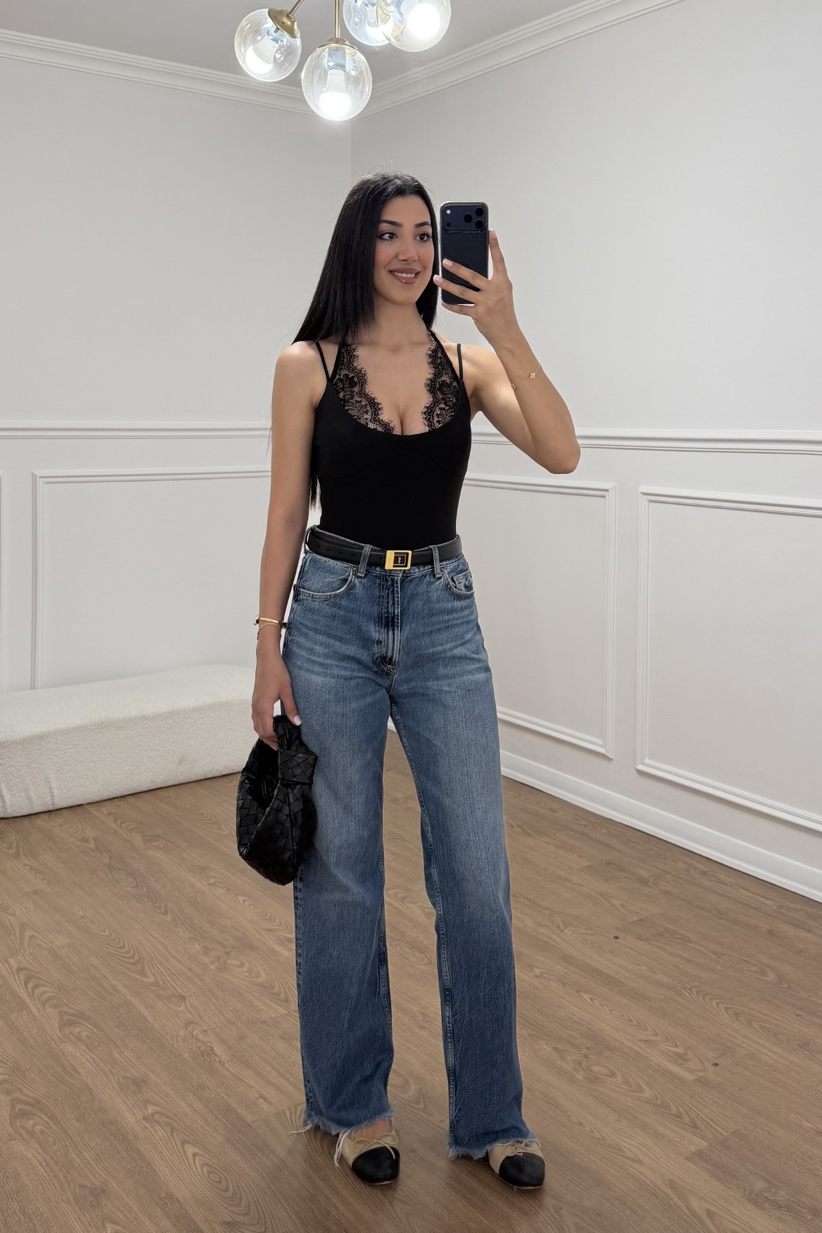 DANTEL DETAYLI BODYSUIT 