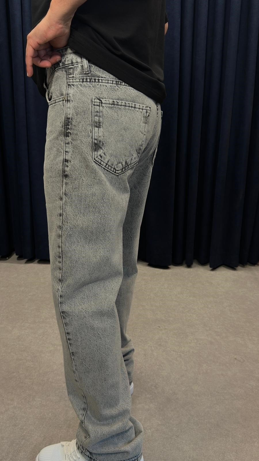 Baggy Kot Pantolon Koyu Gri