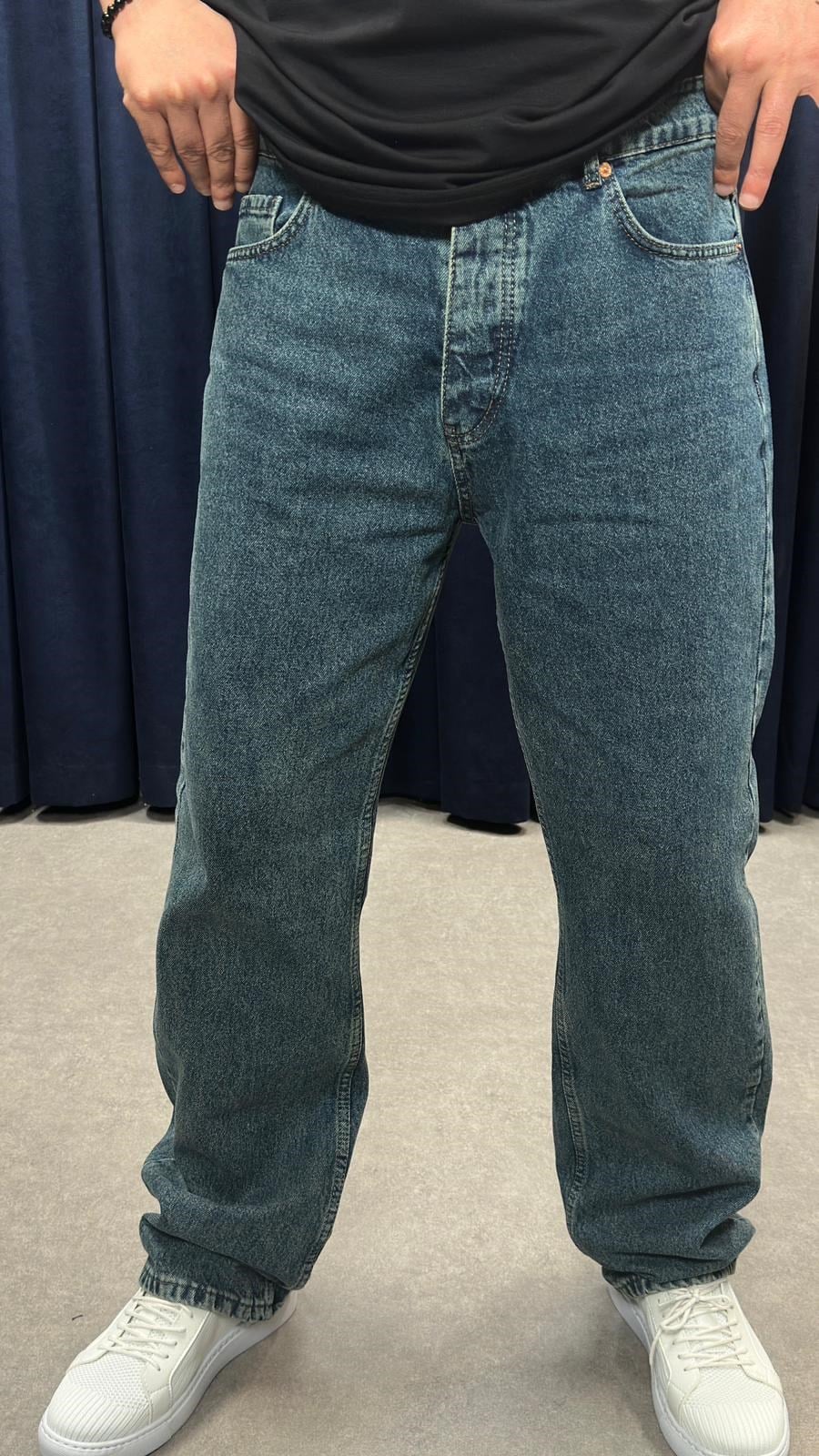 Baggy Kot Pantolon Tint Yıkama