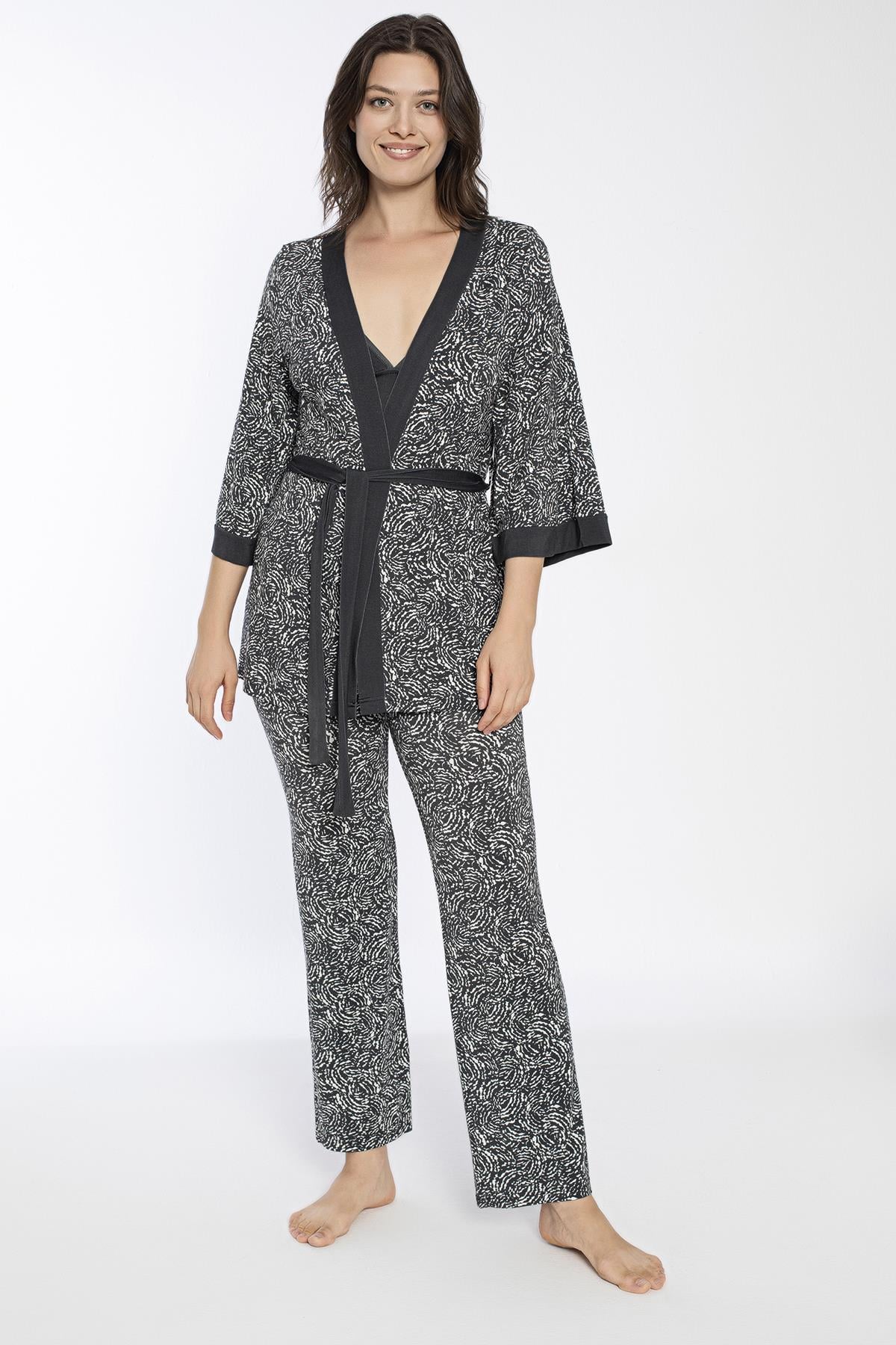 326465Kadın Füme Crop & Sabahlık Takım C3T1N7O-048cotonhause.com.tr Online Alışveriş - Sezon İndirimlerini Keşfet Kadın Füme Crop & Sabahlık Takım C3T1N7O-0483'lü SetlerConfeoKadın Füme Crop & Sabahlık Takım C3T1N7O-048