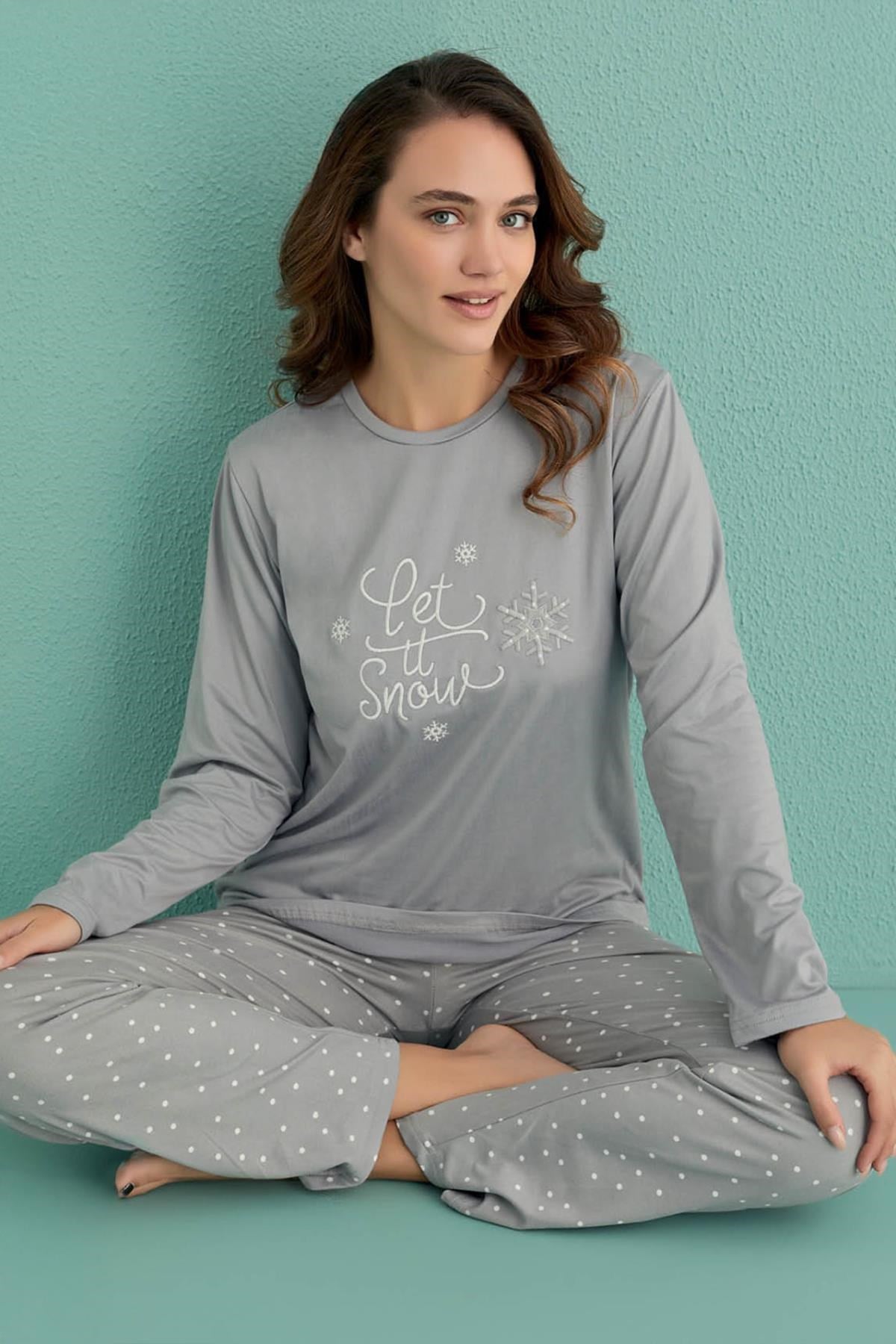 325373Kadın Uzun Kol Sandy Gri Pijama Takım C1T9N1O02-22Kadın Uzun Kol Sandy Gri Pijama Takım C1T9N1O02-22Uzun Kol PijamacotonhauseUzun Kol PijamacotonhauseKadın Uzun Kol Sandy Gri Pijama Takım C1T9N1O02-22