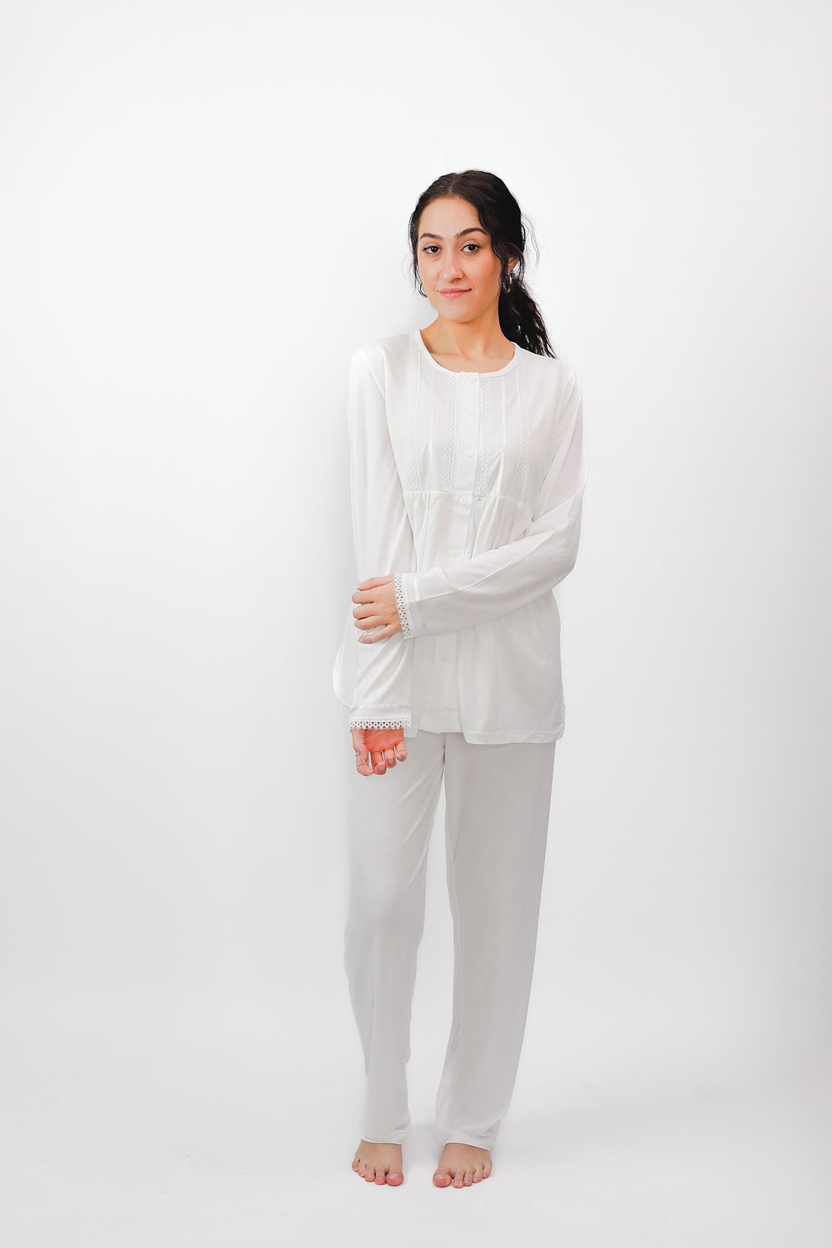 323867Nena Collection %100 Doğal Pamuk Pijama Takımı - Ekru Renk 24557Nena Collection %100 Doğal Pamuk Pijama Takımı - Ekru Renk 24557Uzun Kol PijamacotonhauseUzun Kol PijamacotonhauseNena Collection %100 Doğal Pamuk Pijama Takımı - Ekru Renk 24557