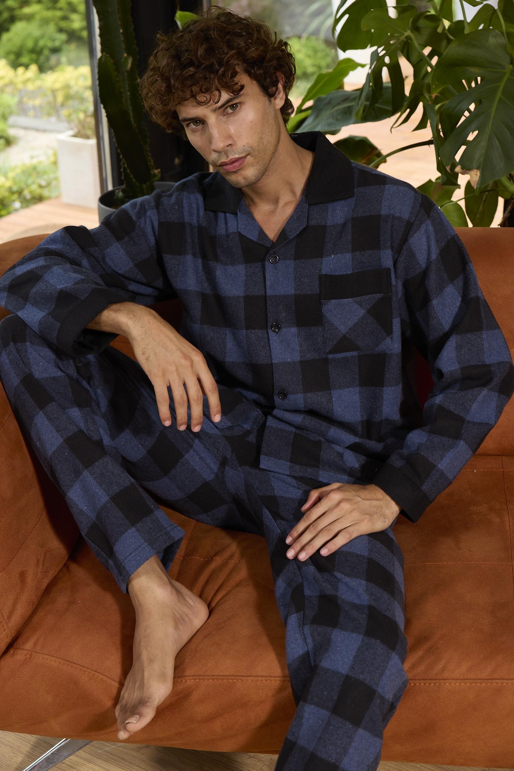 324919Erkek Uzun Kol Apaj Yaka İndigo Pijama Takımı C8T3N0O4cotonhause.com.tr Online Alışveriş - Sezon İndirimlerini Keşfet Erkek Uzun Kol Apaj Yaka İndigo Pijama Takımı C8T3N0O4Pijama TakımıKLYErkek Uzun Kol Apaj Yaka İndigo Pijama Takımı C8T3N0O4