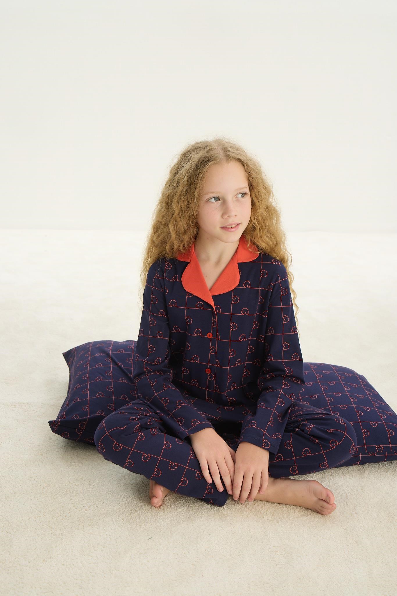 324282Kız Çocuk Uzun Kol Gömlek Yaka Önden Düğmeli Lacivert Pijama Takım C0T1N7O8Kız Çocuk Uzun Kol Gömlek Yaka Önden Düğmeli Lacivert Pijama Takım C0T1N7O8SevimPijamaPijamaSevimKız Çocuk Uzun Kol Gömlek Yaka Önden Düğmeli Lacivert Pijama Takım C0T1N7O8