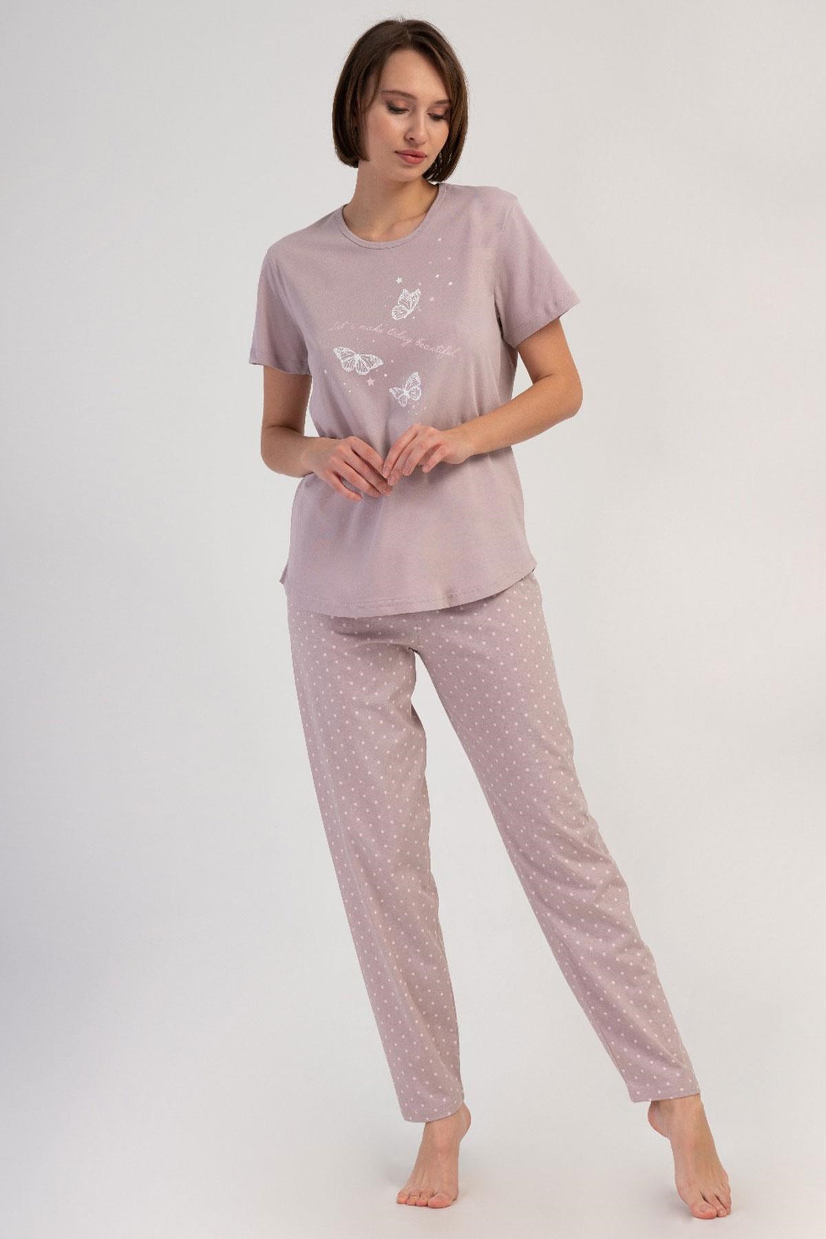 327298Kadın Büyük Beden Kısa Kol Pudra Pijama Takımı C0T7N2O804cotonhause.com.tr Online Alışveriş - Sezon İndirimlerini Keşfet Kadın Büyük Beden Kısa Kol Pudra Pijama Takımı C0T7N2O804Büyük BedenVienettaKadın Büyük Beden Kısa Kol Pudra Pijama Takımı C0T7N2O804