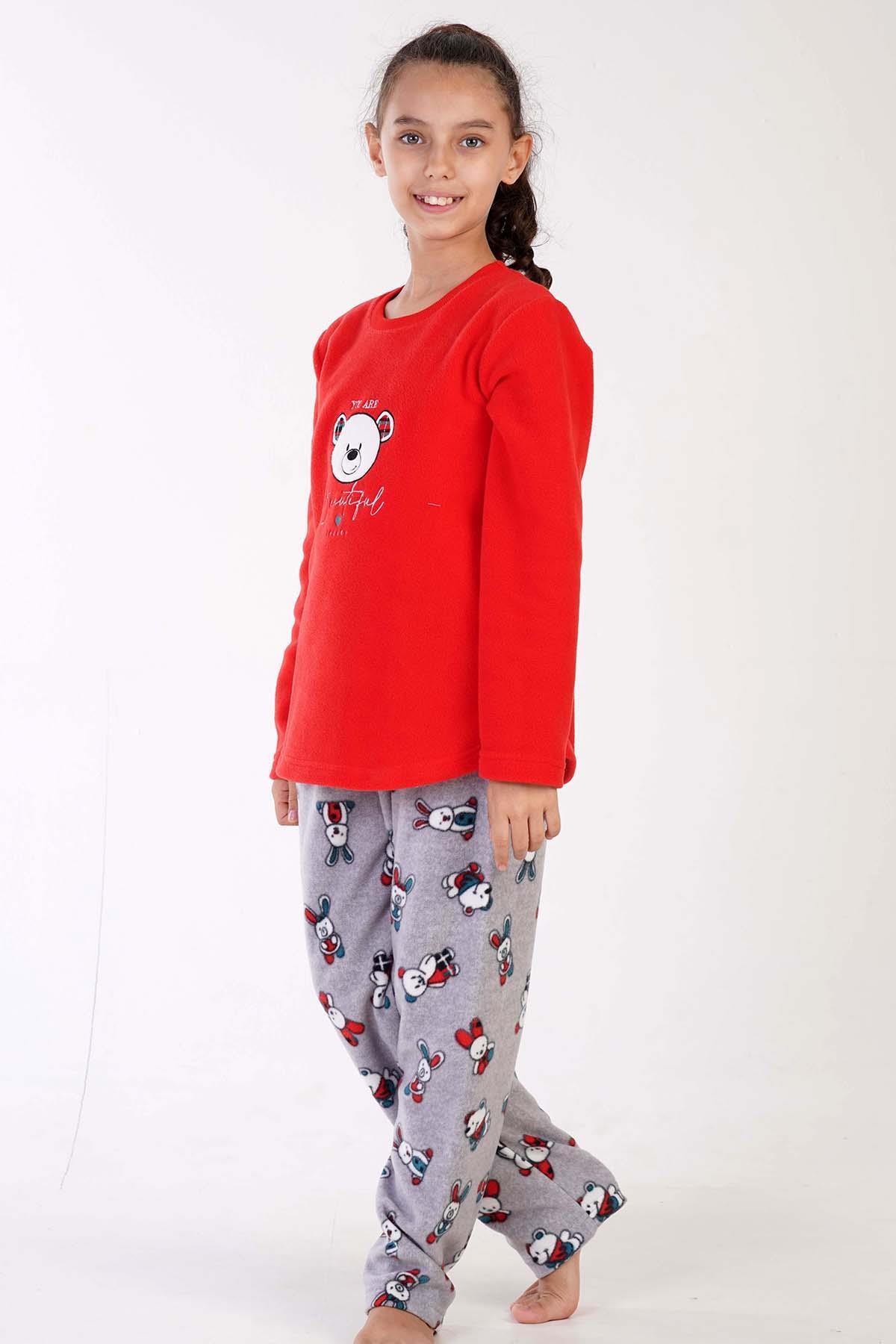 325853Kız Çocuk Uzun Kol Polar Kırmızı Pijama Takım C4T0N0O503Kız Çocuk Uzun Kol Polar Kırmızı Pijama Takım C4T0N0O503VienettaPijamaPijamaVienettaKız Çocuk Uzun Kol Polar Kırmızı Pijama Takım C4T0N0O503
