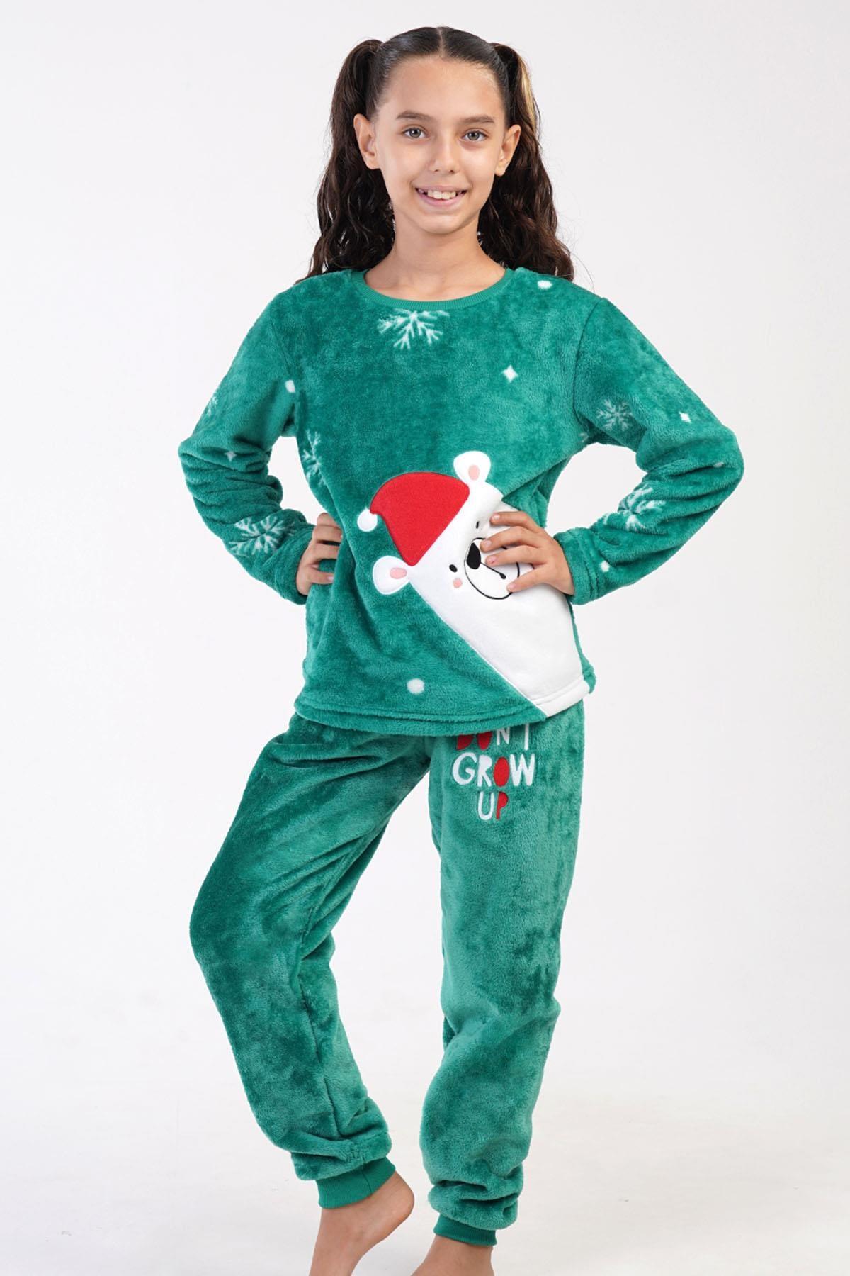 325927Kız Çocuk Uzun Kol Welsoft Yeşil Pijama Takım C5T2N0O403Kız Çocuk Uzun Kol Welsoft Yeşil Pijama Takım C5T2N0O403VienettaPijamaPijamaVienettaKız Çocuk Uzun Kol Welsoft Yeşil Pijama Takım C5T2N0O403