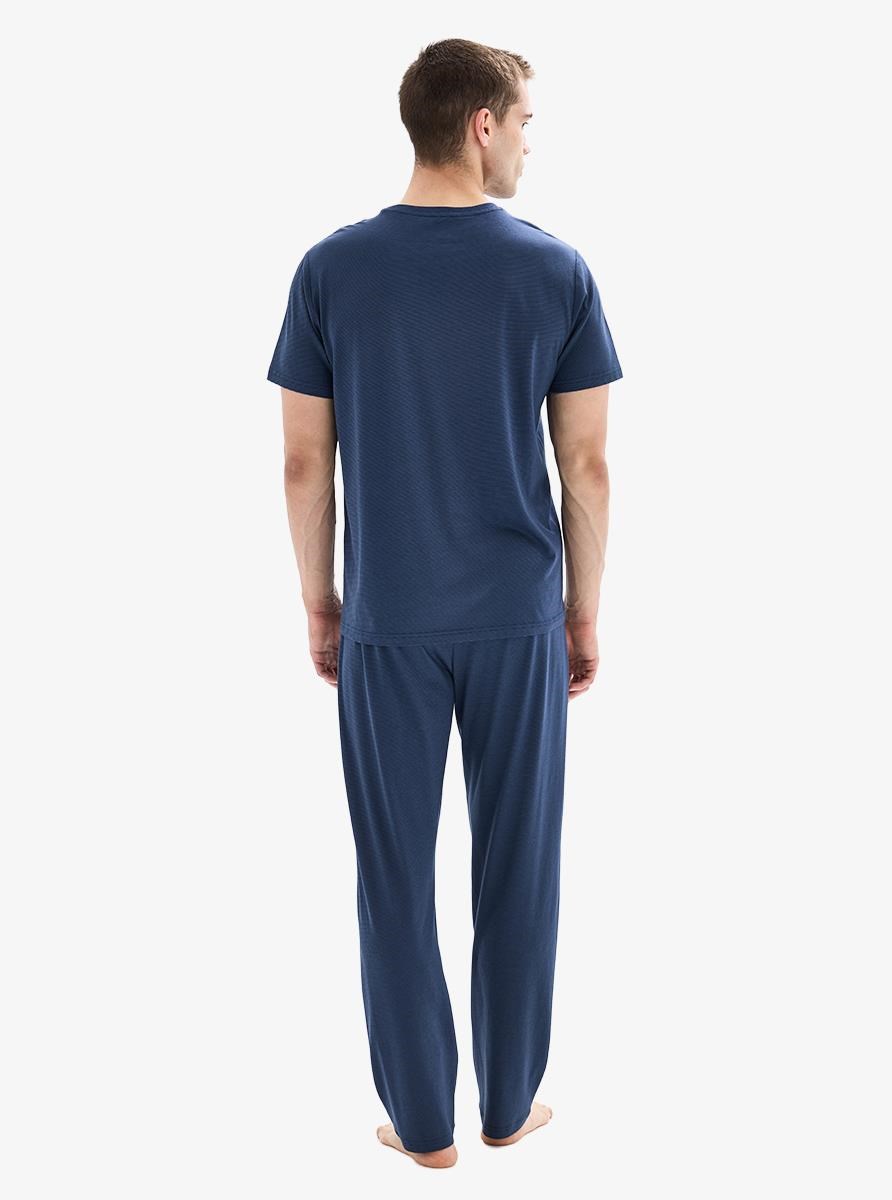 332837Erkek Kısa Kol Lacivert Pijama Takımı C7T7N804Pijama TakımıBlackspadeErkek Kısa Kol Lacivert Pijama Takımı C7T7N804