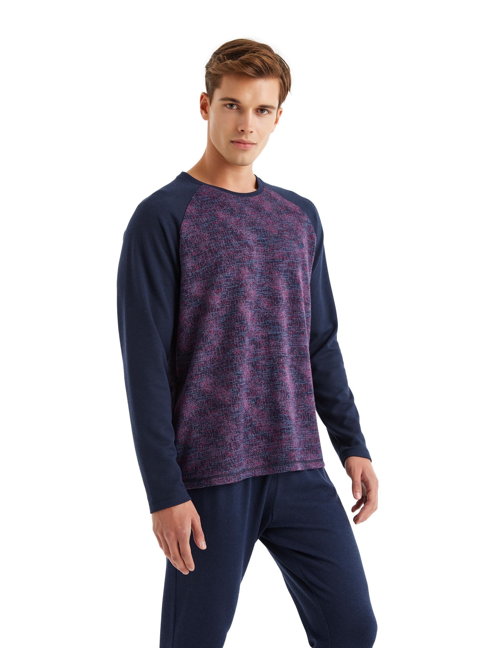 325020Erkek Uzun Kol Lacivert Desenli Pijama Takım C2T8N5O04Erkek Uzun Kol Lacivert Desenli Pijama Takım C2T8N5O04BlackspadePijama TakımıPijama TakımıBlackspadeErkek Uzun Kol Lacivert Desenli Pijama Takım C2T8N5O04