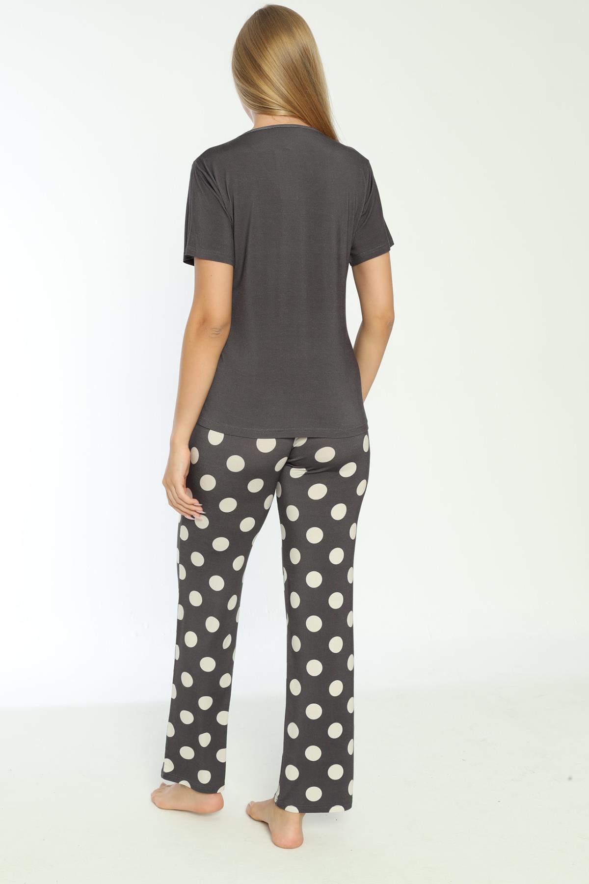 326473Kadın Kısa Kol Füme Pijama Takım C6T4N7O-048cotonhause.com.tr Online Alışveriş - Sezon İndirimlerini Keşfet Kadın Kısa Kol Füme Pijama Takım C6T4N7O-048Kısa Kol / Askılı PijamaConfeoKadın Kısa Kol Füme Pijama Takım C6T4N7O-048