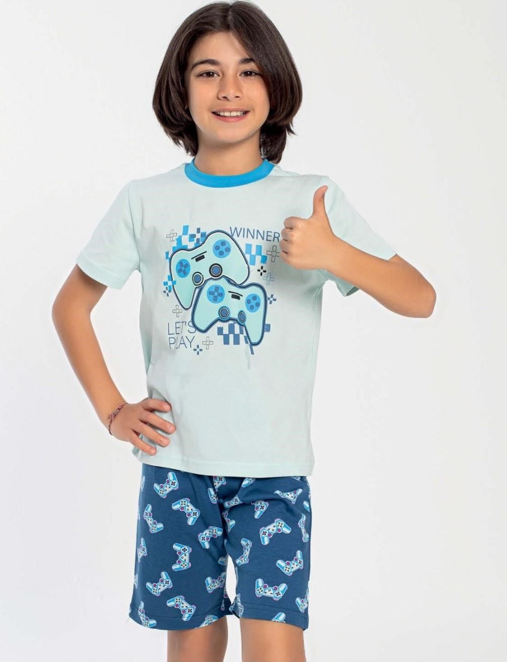 326435Erkek Çocuk Kısa Kol Mint Pijama Takım C9T4N0O-047cotonhause.com.tr Online Alışveriş - Sezon İndirimlerini Keşfet Erkek Çocuk Kısa Kol Mint Pijama Takım C9T4N0O-047PijamaConfeoErkek Çocuk Kısa Kol Mint Pijama Takım C9T4N0O-047