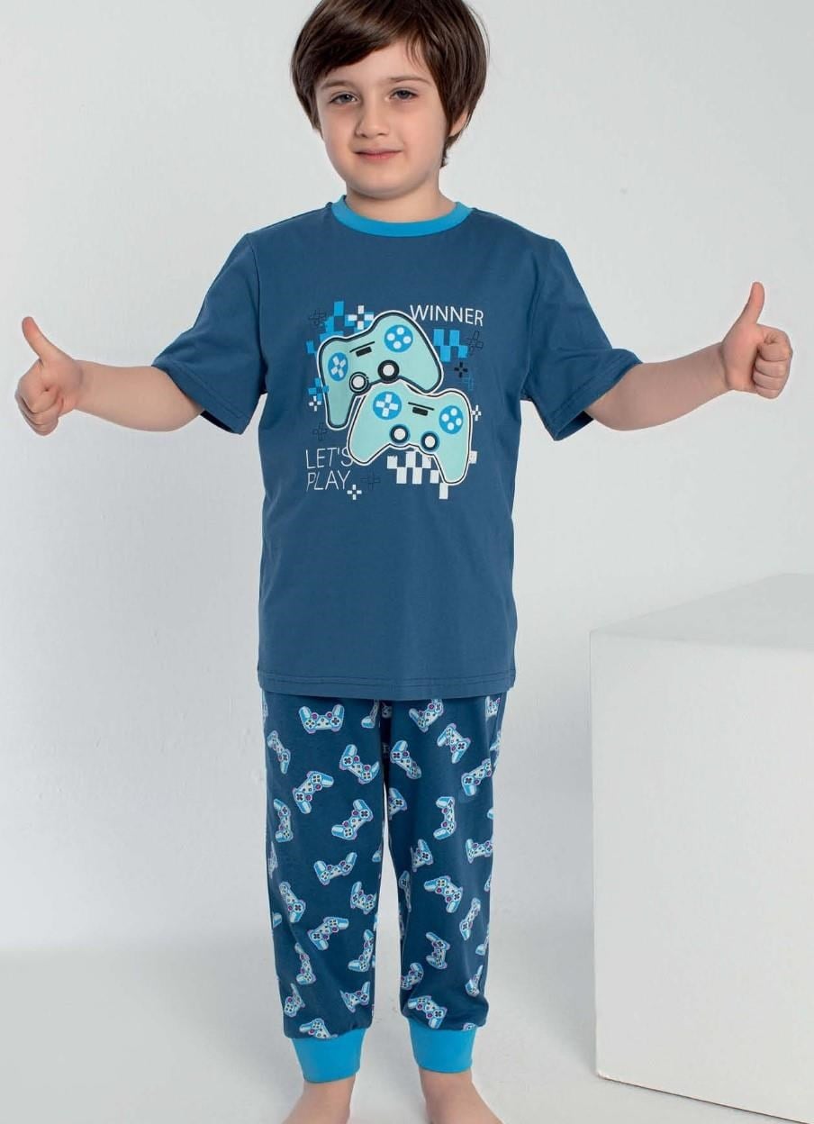 326434Erkek Çocuk Kısa Kol İndigo Pijama Takım C2T5N0O-047cotonhause.com.tr Online Alışveriş - Sezon İndirimlerini Keşfet Erkek Çocuk Kısa Kol İndigo Pijama Takım C2T5N0O-047PijamaConfeoErkek Çocuk Kısa Kol İndigo Pijama Takım C2T5N0O-047