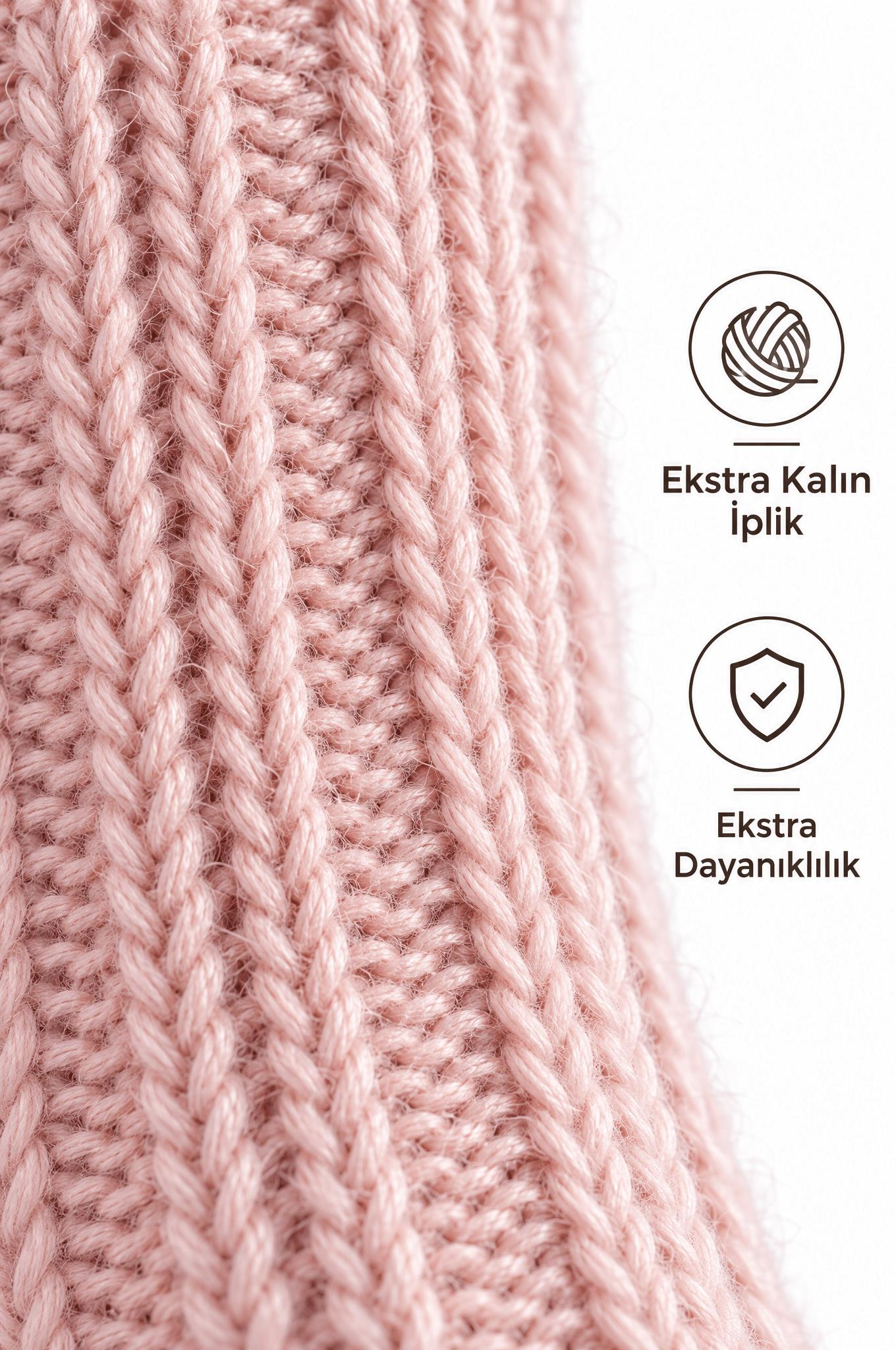 334423Kadın Alpaka Yünü Kışlık Ekstra Kalın Sıcak Tutan Pembe Çorap C7T6NBÇorap - AksesuarcotonhauseKadın Alpaka Yünü Kışlık Ekstra Kalın Sıcak Tutan Pembe Çorap C7T6NB