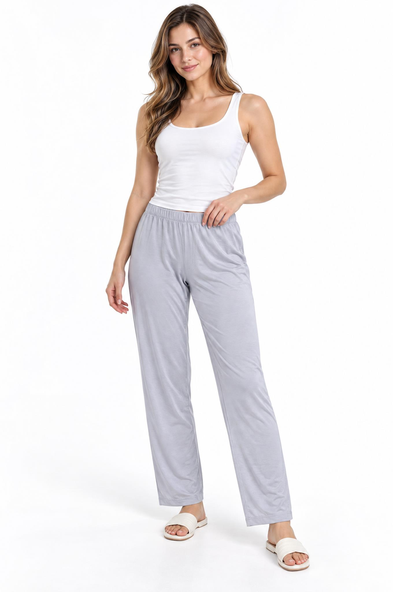 334384Kadın Viskon Kumaş Gri Tek Alt Pijama Altı 5800Kadın Tek AltcotonhauseKadın Viskon Kumaş Gri Tek Alt Pijama Altı 5800