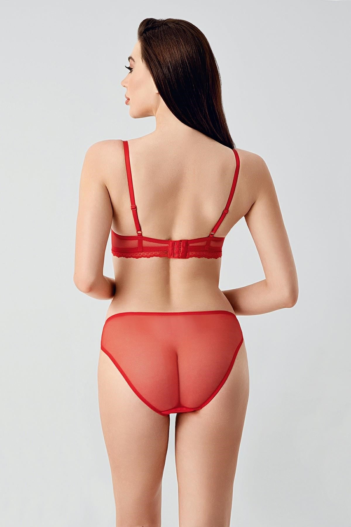 330004Kadın Destekli Push-Up Kırmızı Sütyen Takım – Dantelli, Şık İç Giyim Set C7T6N1433Sütyen TakımcotonhauseKadın Destekli Push-Up Kırmızı Sütyen Takım – Dantelli, Şık İç Giyim Set C7T6N1433