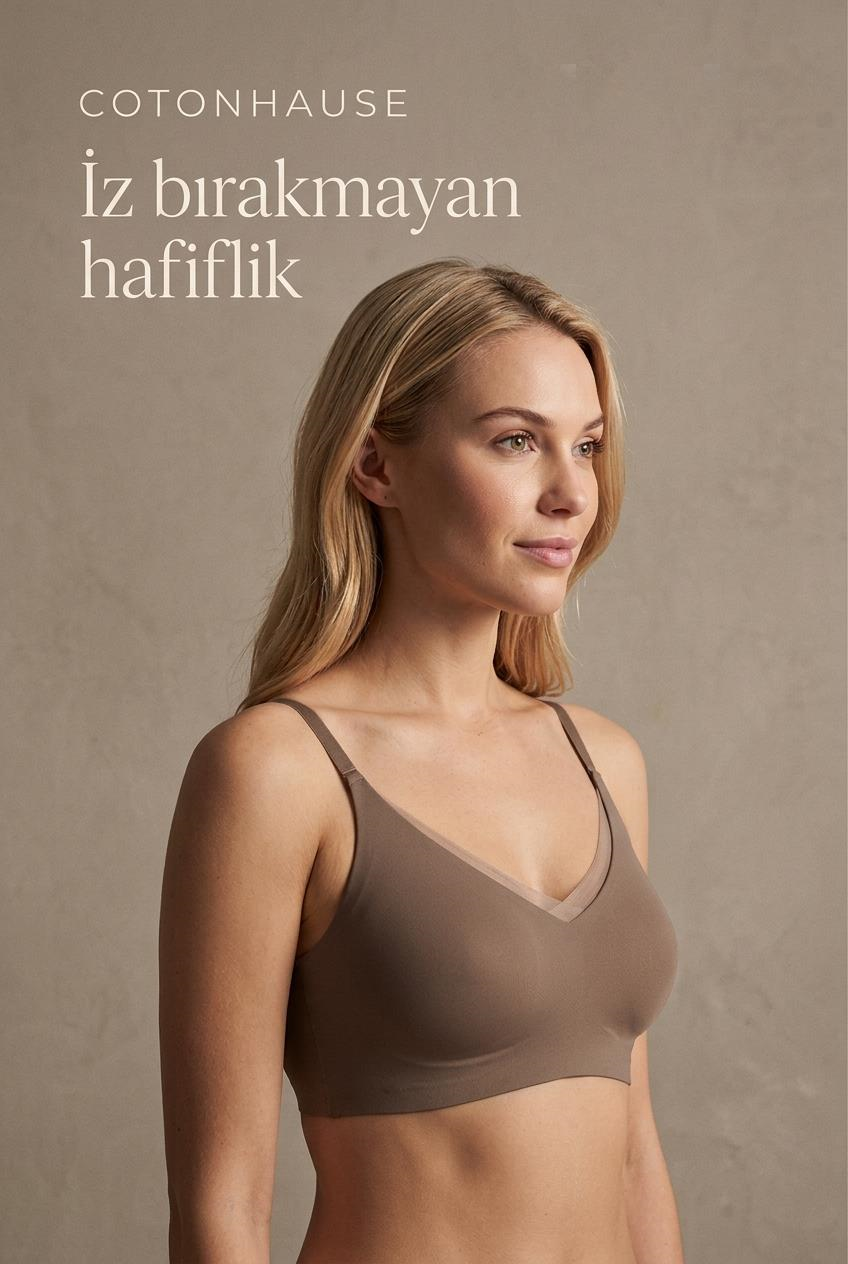 333096Lazer Kesim Dikişsiz Capucino Hayalet Sütyen Tül V Yaka Balensiz  Pedli Görünmez Toplayıcı Bralet C0T0N7O633ToparlayıcıcotonhauseLazer Kesim Dikişsiz Capucino Hayalet Sütyen Tül V Yaka Balensiz  Pedli Görünmez Toplayıcı Bralet C0T0N7O633