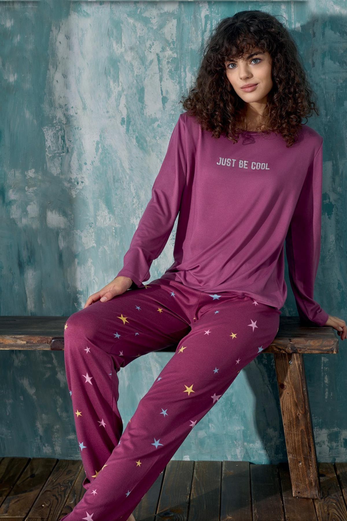 317647Kadın Uzun Kol Mürdüm Pijama Takımı C5T0N9O02-4cotonhause.com.tr Online Alışveriş - Sezon İndirimlerini KeşfetKadın Uzun Kol Mürdüm Pijama Takımı C5T0N9O02-4Uzun Kol PijamacotonhauseKadın Uzun Kol Mürdüm Pijama Takımı C5T0N9O02-4