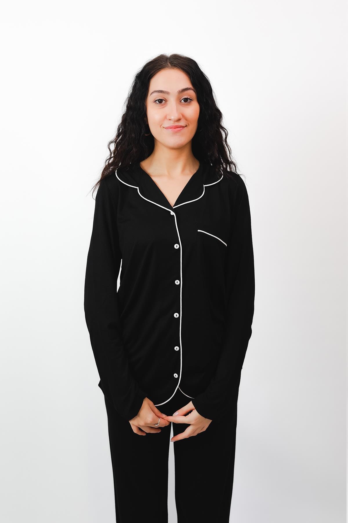 323872Kadın Uzun Kol Önden Düğme Gömlek Yaka Siyah Pijama Takımı 14496Kadın Uzun Kol Önden Düğme Gömlek Yaka Siyah Pijama Takımı 14496Uzun Kol PijamacotonhauseUzun Kol PijamacotonhauseKadın Uzun Kol Önden Düğme Gömlek Yaka Siyah Pijama Takımı 14496