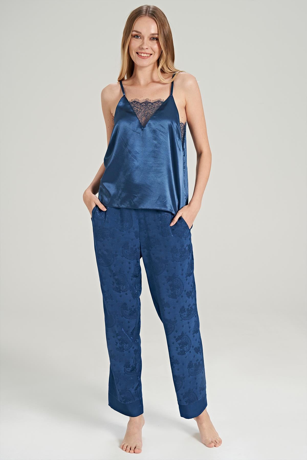 320903Kadın 3 Lü Jakar Mavi Pijama Takım C1T3N0O5cotonhause.com.tr Online Alışveriş - Sezon İndirimlerini Keşfet Kadın 3 Lü Jakar Mavi Pijama Takım C1T3N0O53'lü SetlerFeyzaKadın 3 Lü Jakar Mavi Pijama Takım C1T3N0O5