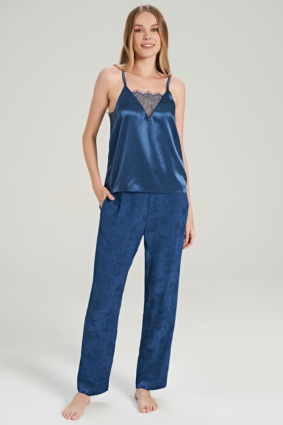 320903Kadın 3 Lü Jakar Mavi Pijama Takım C1T3N0O5cotonhause.com.tr Online Alışveriş - Sezon İndirimlerini Keşfet Kadın 3 Lü Jakar Mavi Pijama Takım C1T3N0O53'lü SetlerFeyzaKadın 3 Lü Jakar Mavi Pijama Takım C1T3N0O5
