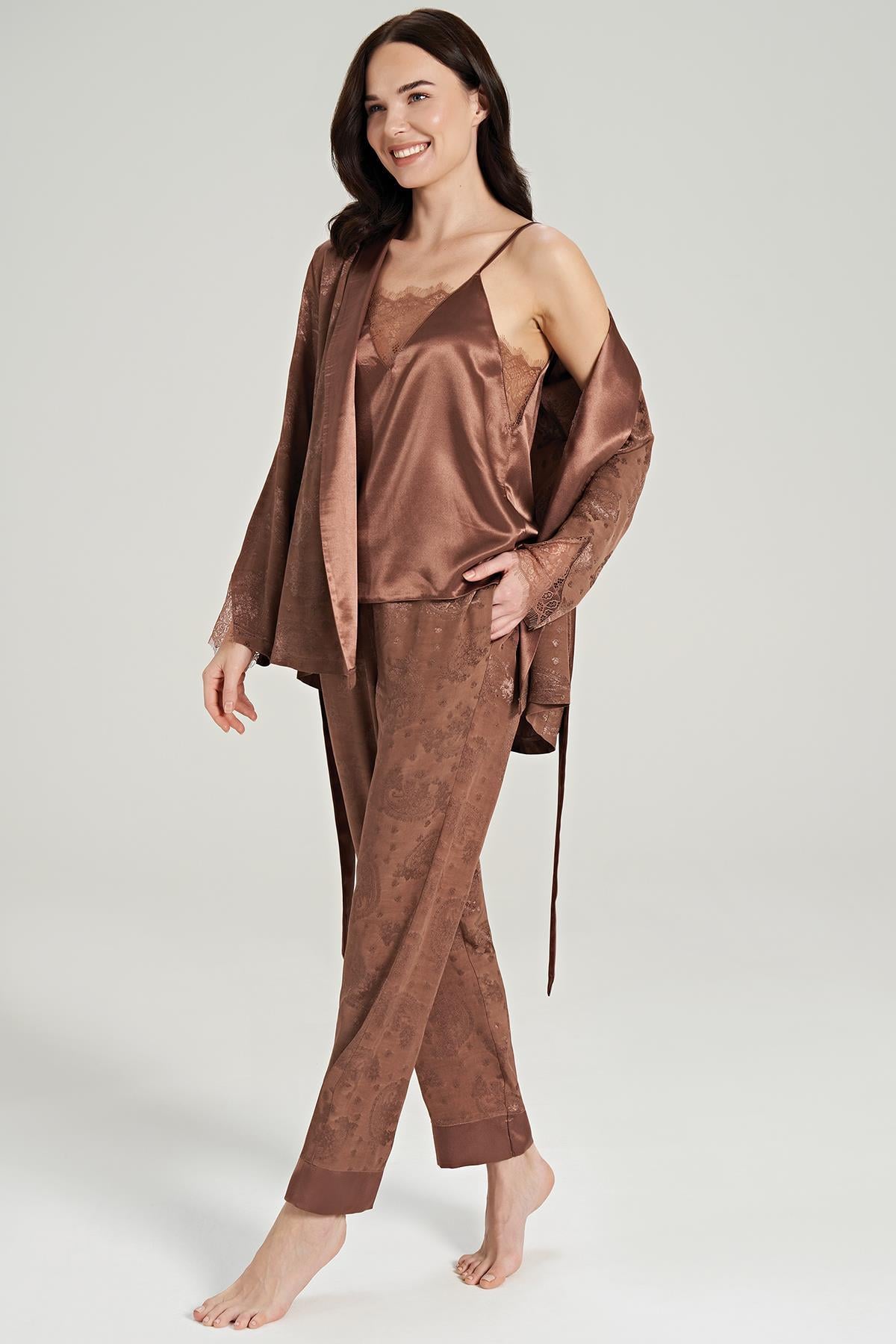 320902Kadın 3 Lü Jakar Kahve Pijama Takım C1T3N0O5cotonhause.com.tr Online Alışveriş - Sezon İndirimlerini Keşfet Kadın 3 Lü Jakar Kahve Pijama Takım C1T3N0O53'lü SetlerFeyzaKadın 3 Lü Jakar Kahve Pijama Takım C1T3N0O5
