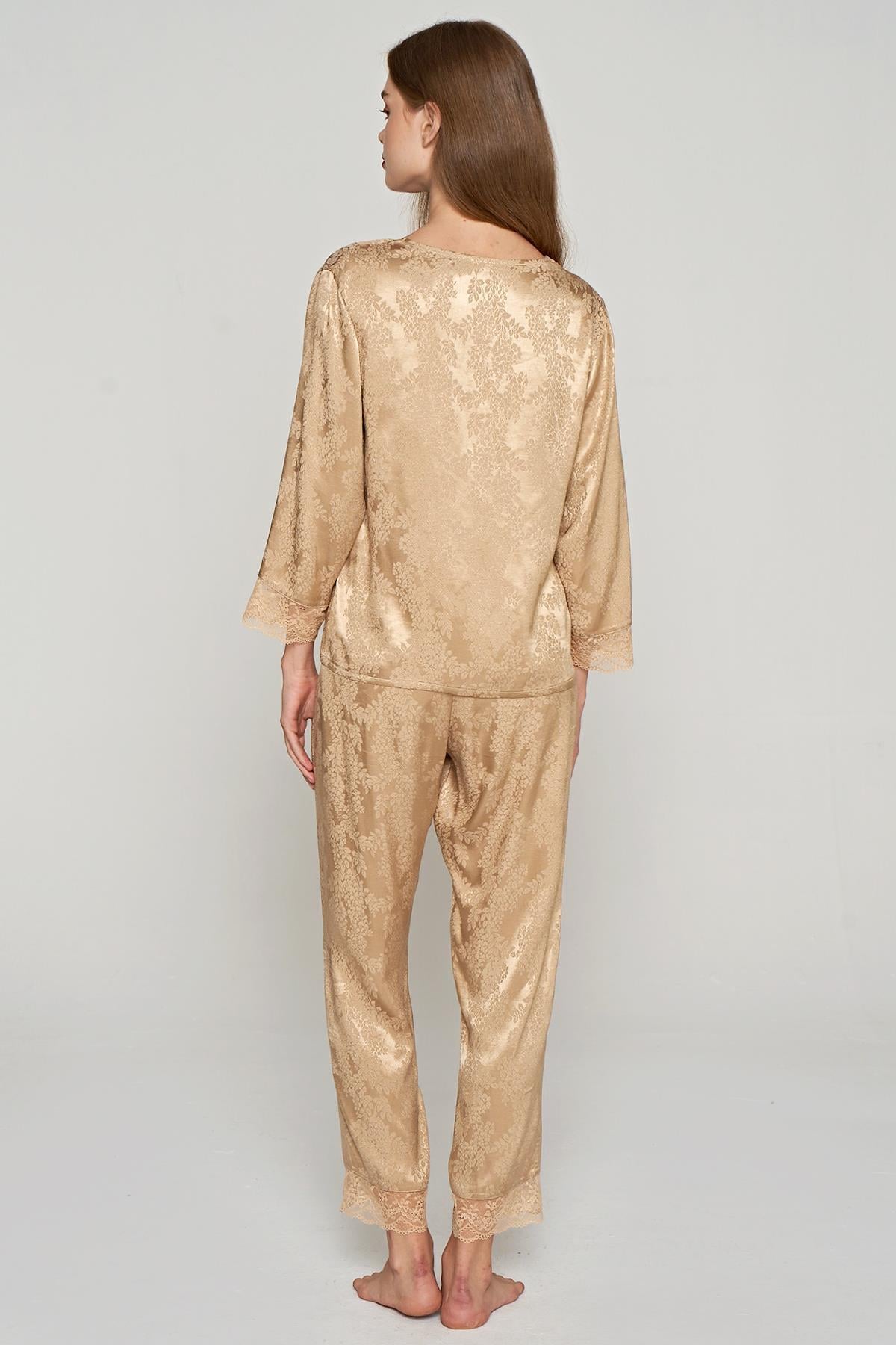 325157Kadın Uzun Kol Önden Düğmeli Dokuma Jakar Bej Pijama Takım C3T2N1O5cotonhause.com.tr Online Alışveriş - Sezon İndirimlerini Keşfet Kadın Uzun Kol Önden Düğmeli Dokuma Jakar Bej Pijama Takım C3T2N1O5Uzun Kol PijamaFeyzaKadın Uzun Kol Önden Düğmeli Dokuma Jakar Bej Pijama Takım C3T2N1O5