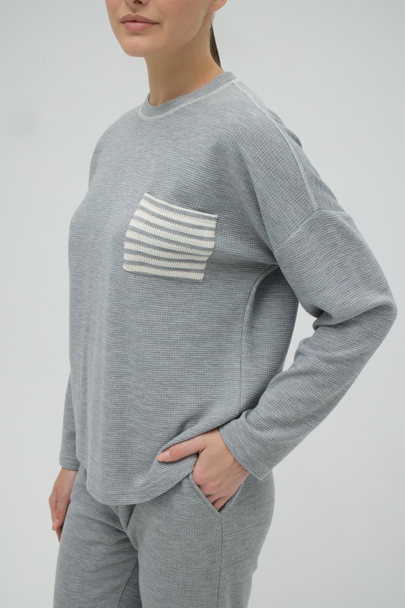 325530Kadın Uzun Kol Gri Melanj Pijama Takım C5T2N2O12cotonhause.com.tr Online Alışveriş - Sezon İndirimlerini Keşfet Kadın Uzun Kol Gri Melanj Pijama Takım C5T2N2O12Eşofman TakımGizzeyKadın Uzun Kol Gri Melanj Pijama Takım C5T2N2O12